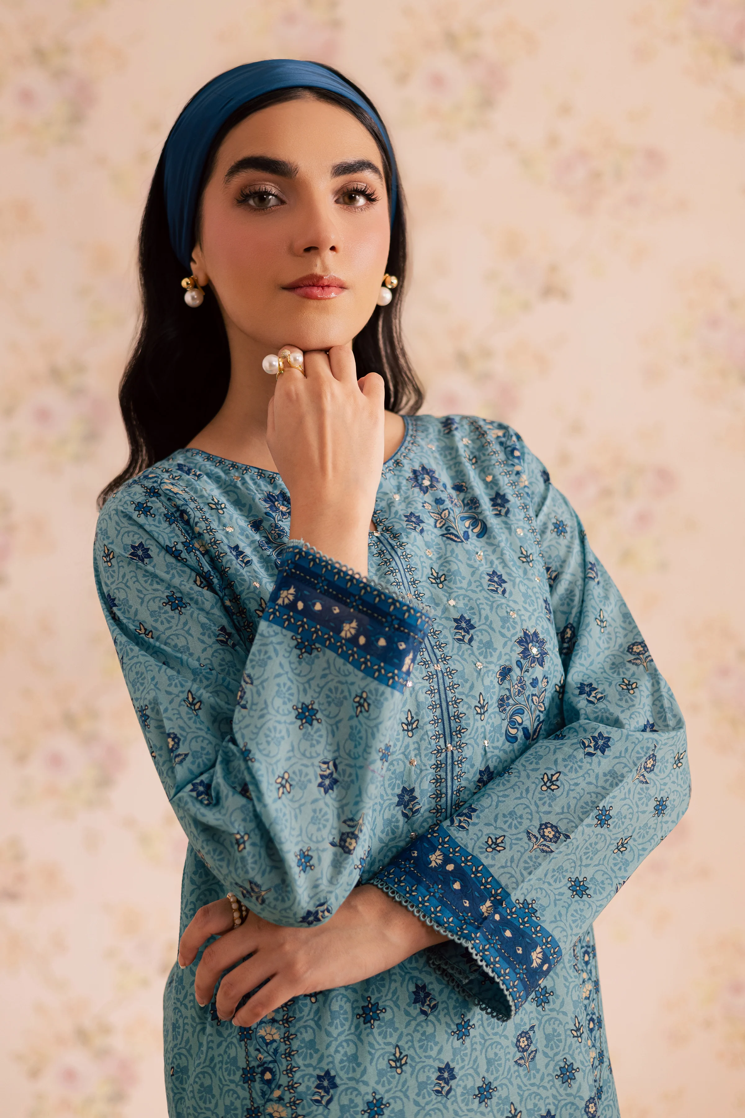 Spark 2Pc - Printed Lawn Dress - Image 2