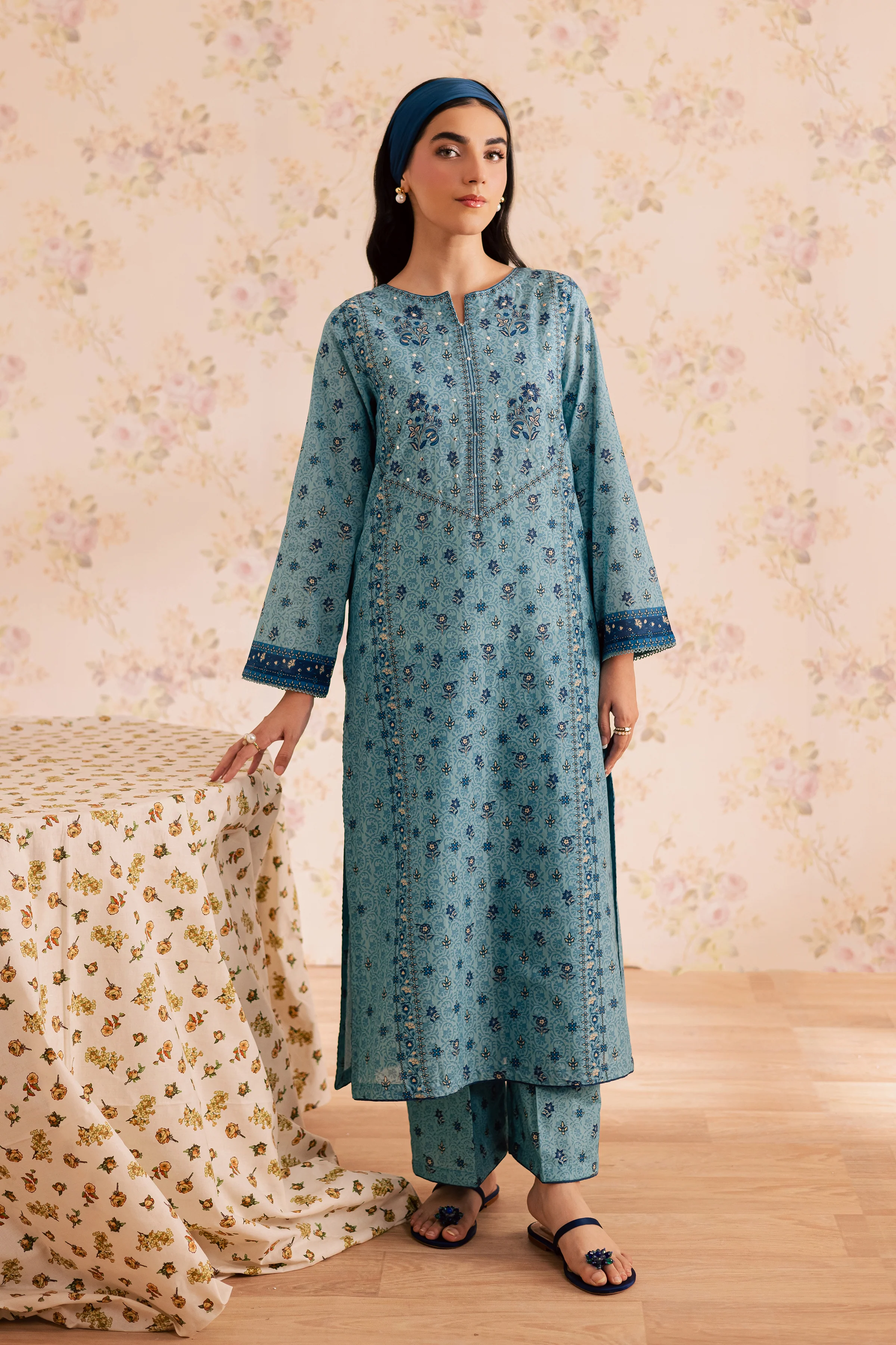 Spark 2Pc - Printed Lawn Dress - Image 5