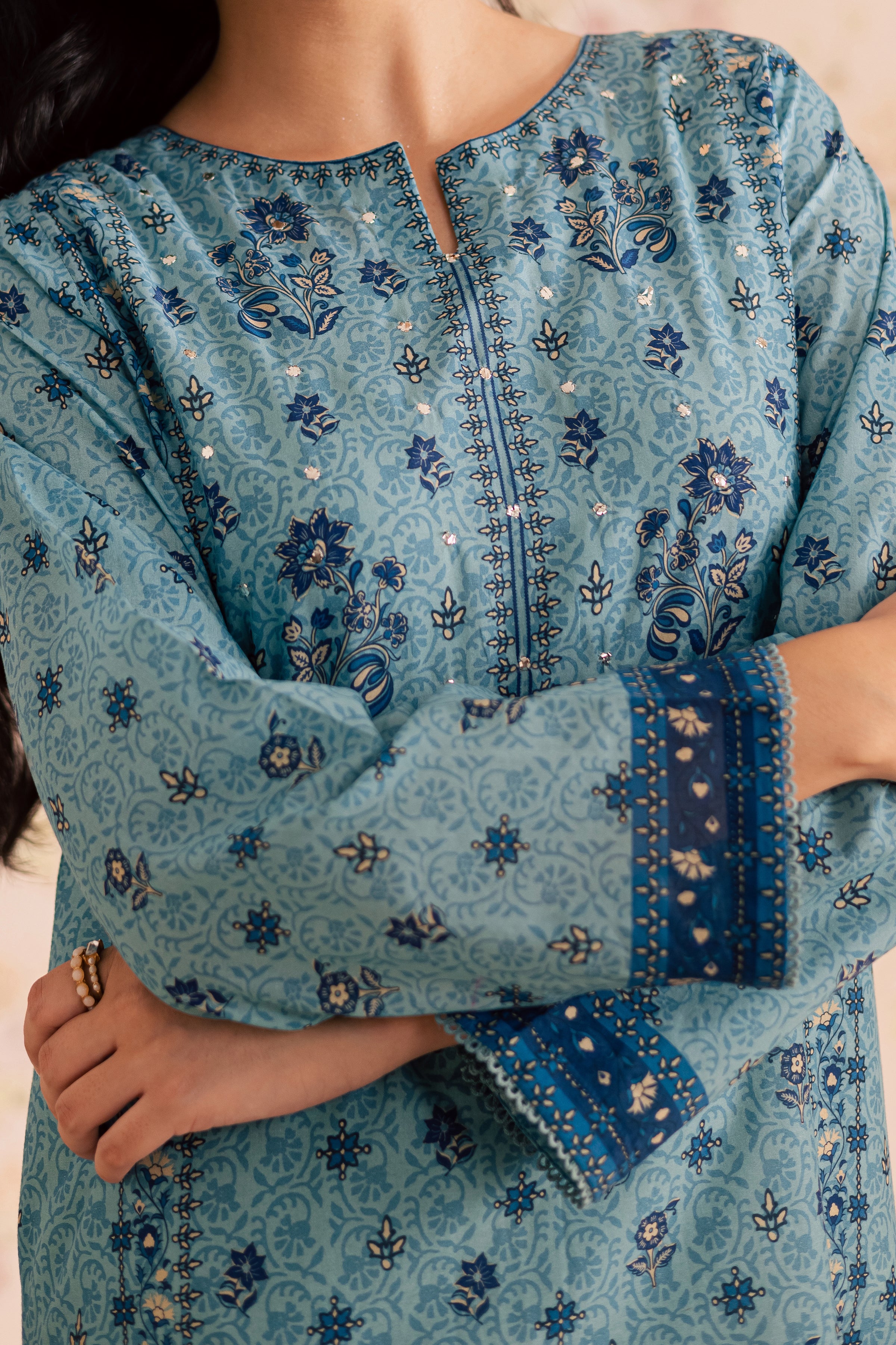 Spark 2Pc - Printed Lawn Dress - Image 8
