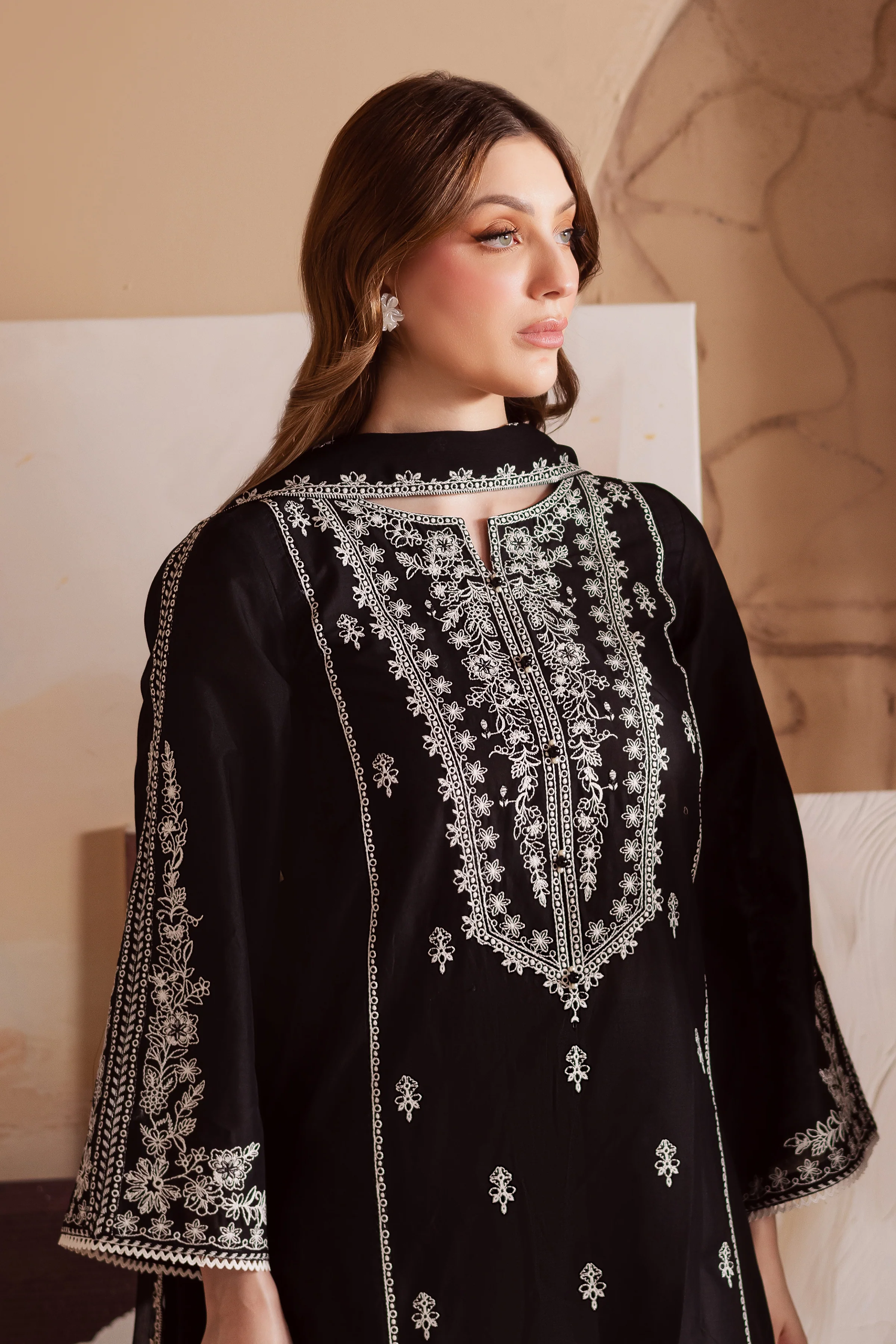 Starlight 3Pc - Embroidered Lawn Dress - Image 5