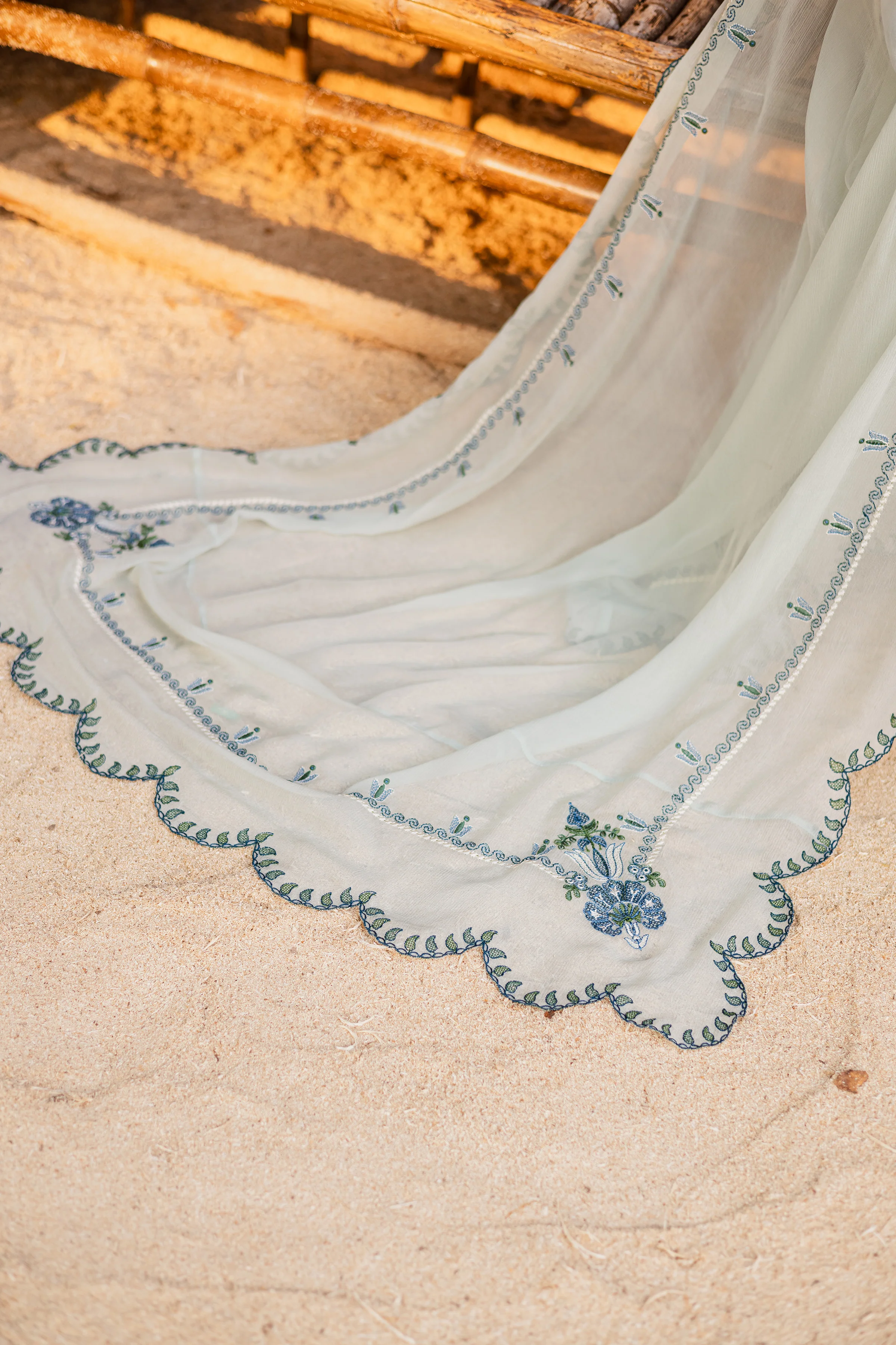 Stillwater Ridge 3Pc - Embroidered Khaddar Dress - Image 10