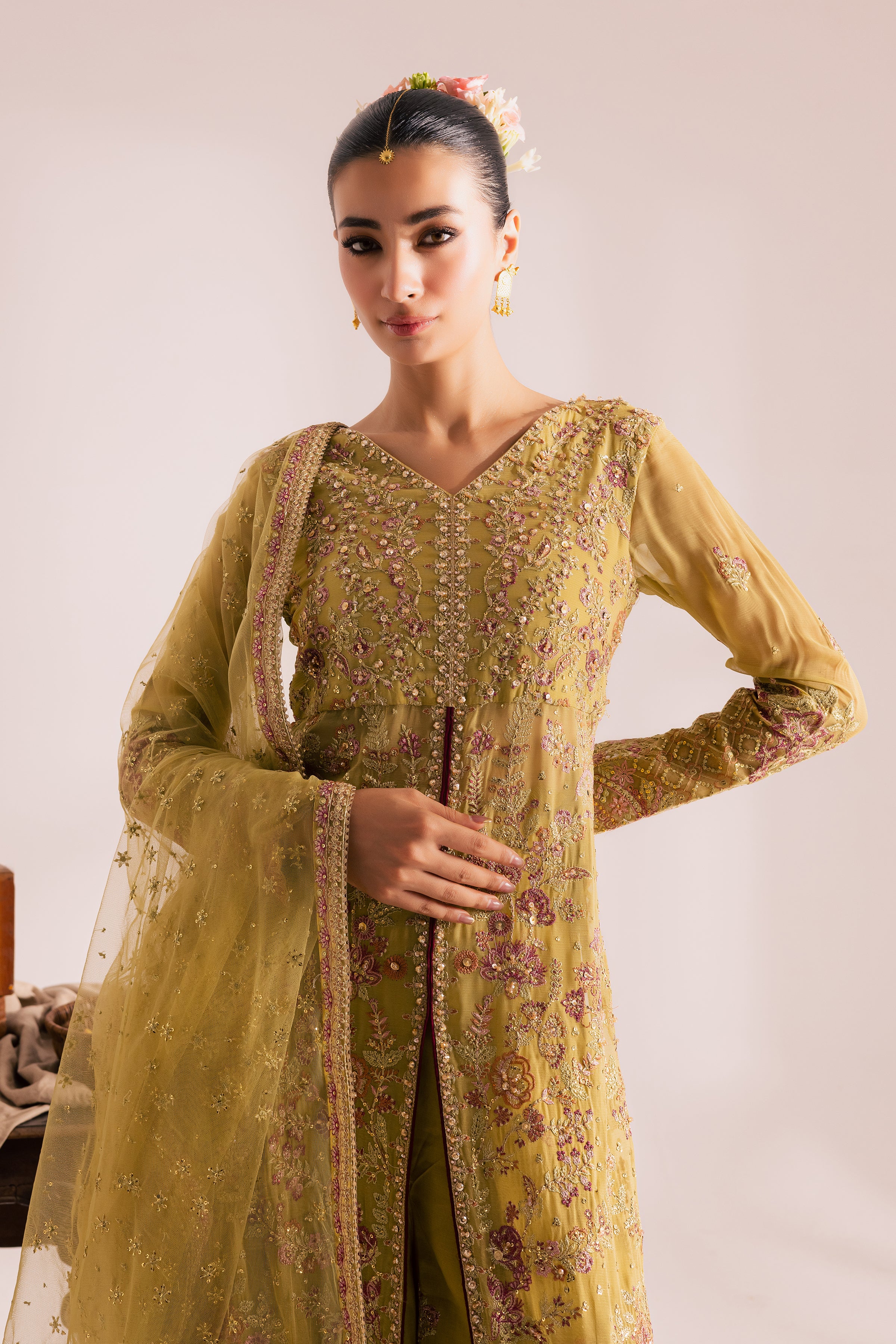 Suhaila 3Pc - Festive Luxe Pret - Image 2