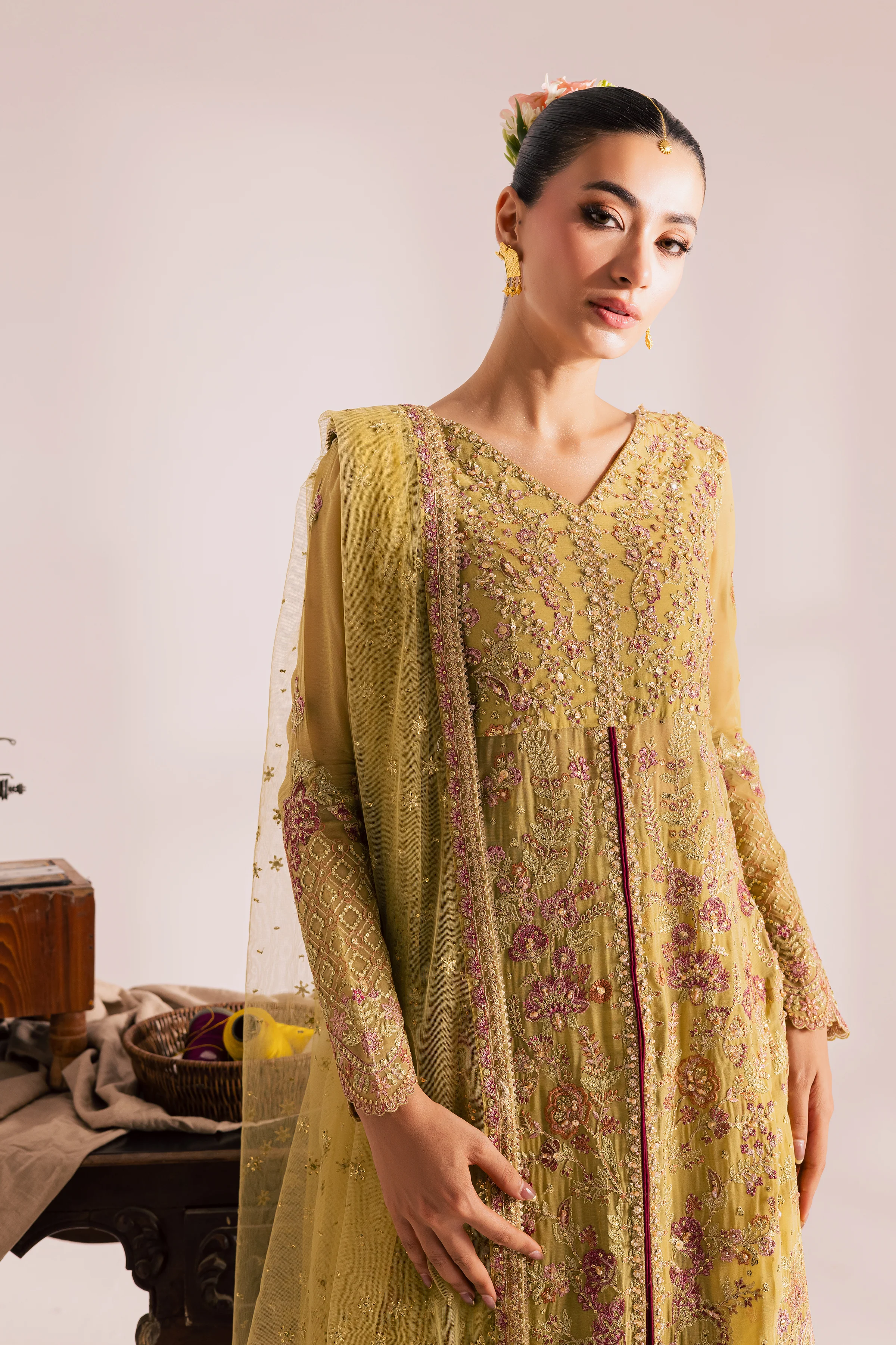Suhaila 3Pc - Festive Luxe Pret - Image 3