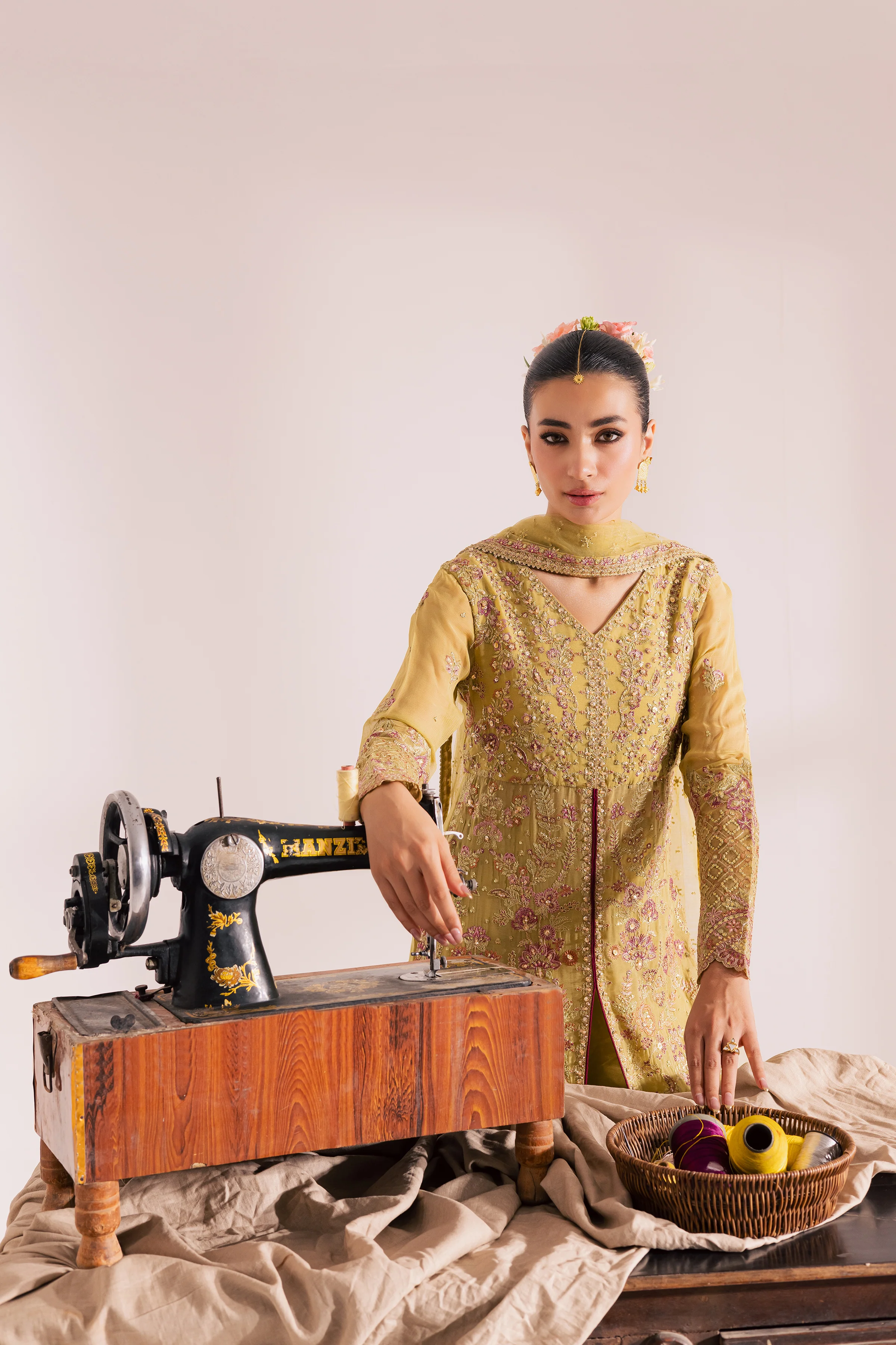 Suhaila 3Pc - Festive Luxe Pret - Image 4