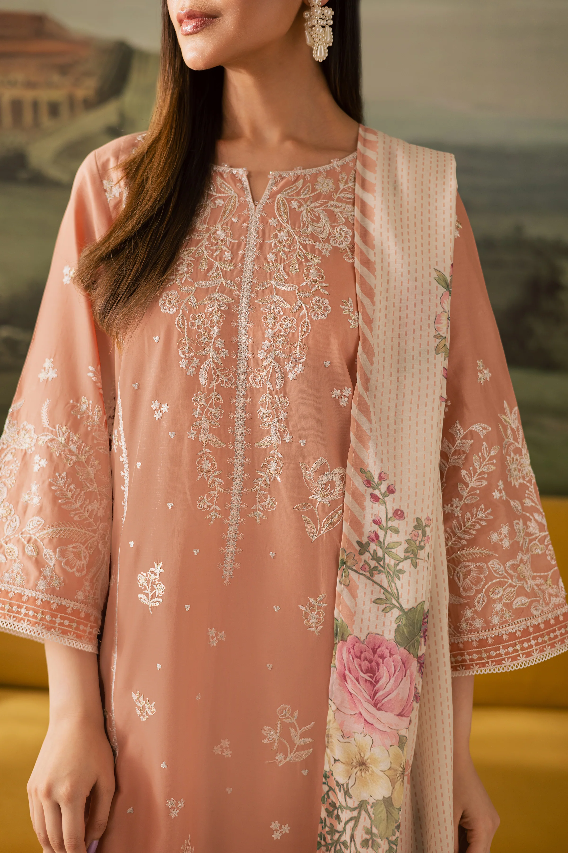 Sukie 3Pc - Embroidered Lawn Pret - Image 8