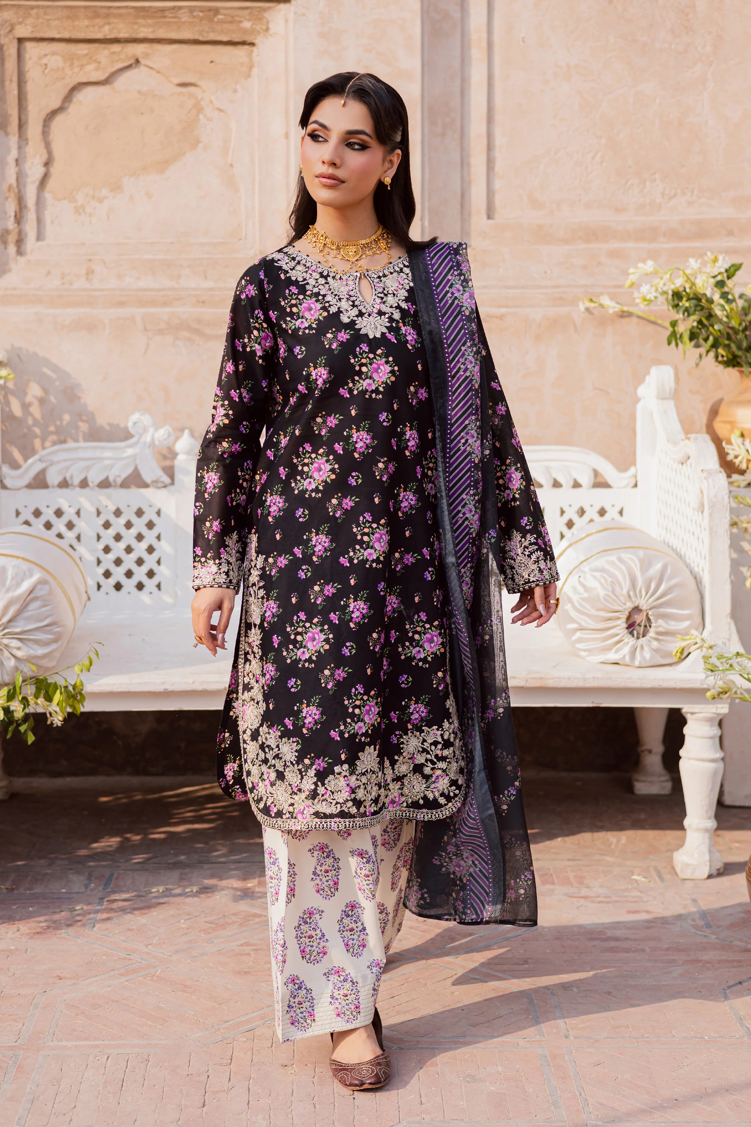 Summer Daze 3Pc - Festive Eid Prints - Image 8