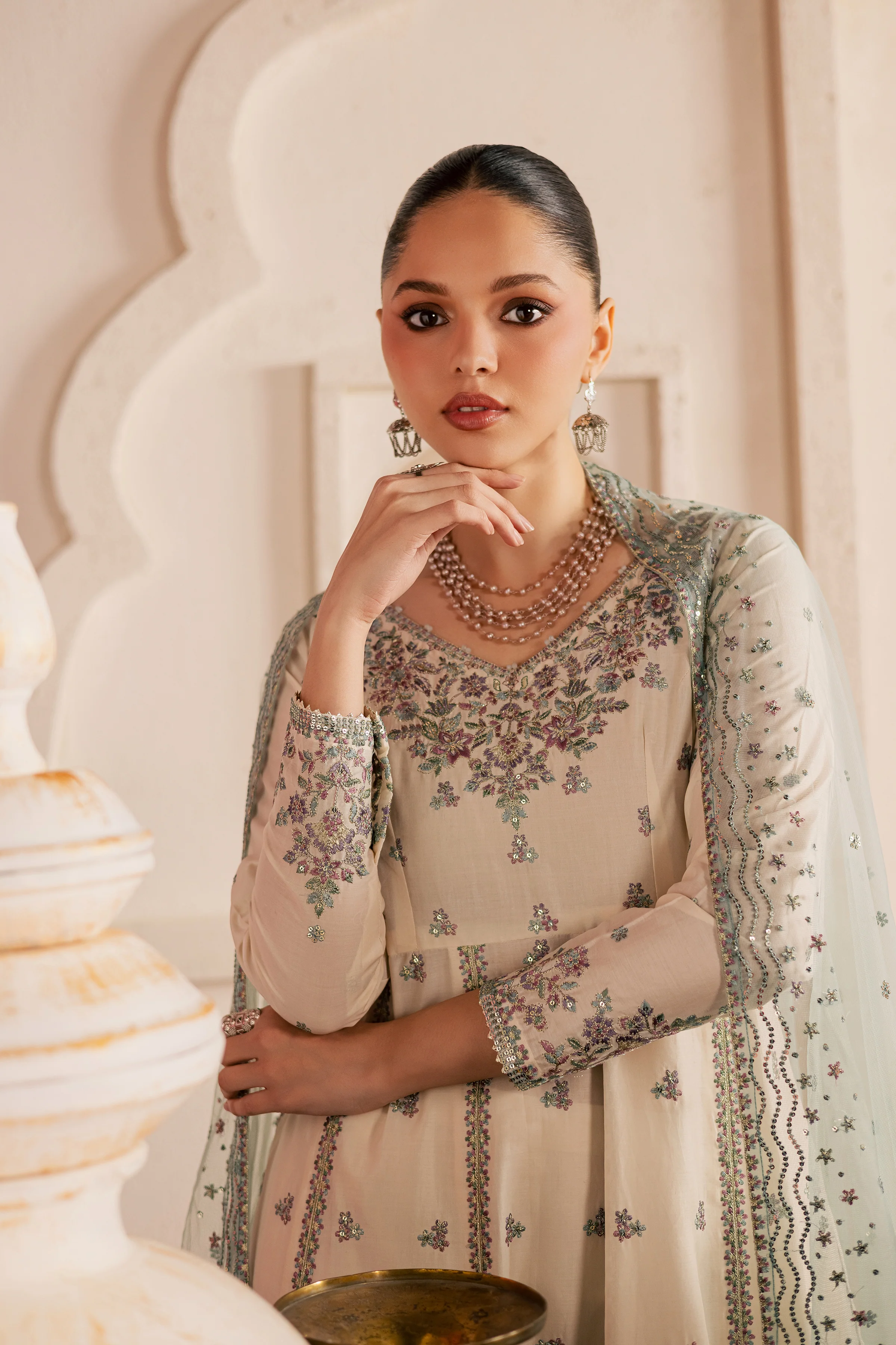 Sunehra 3Pc - Festive Embroidered Lawn - Image 2