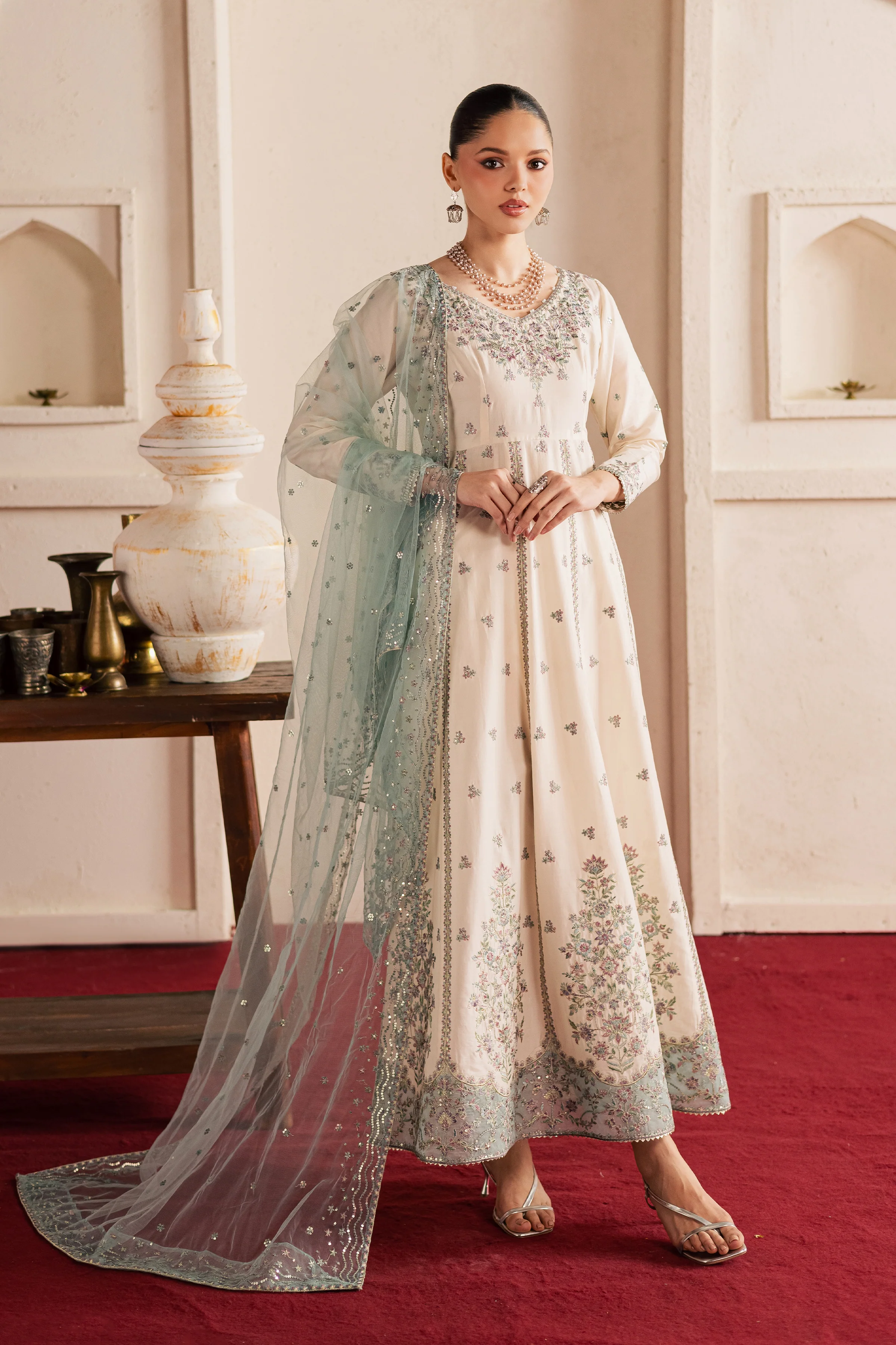 Sunehra 3Pc - Festive Embroidered Lawn - Image 3