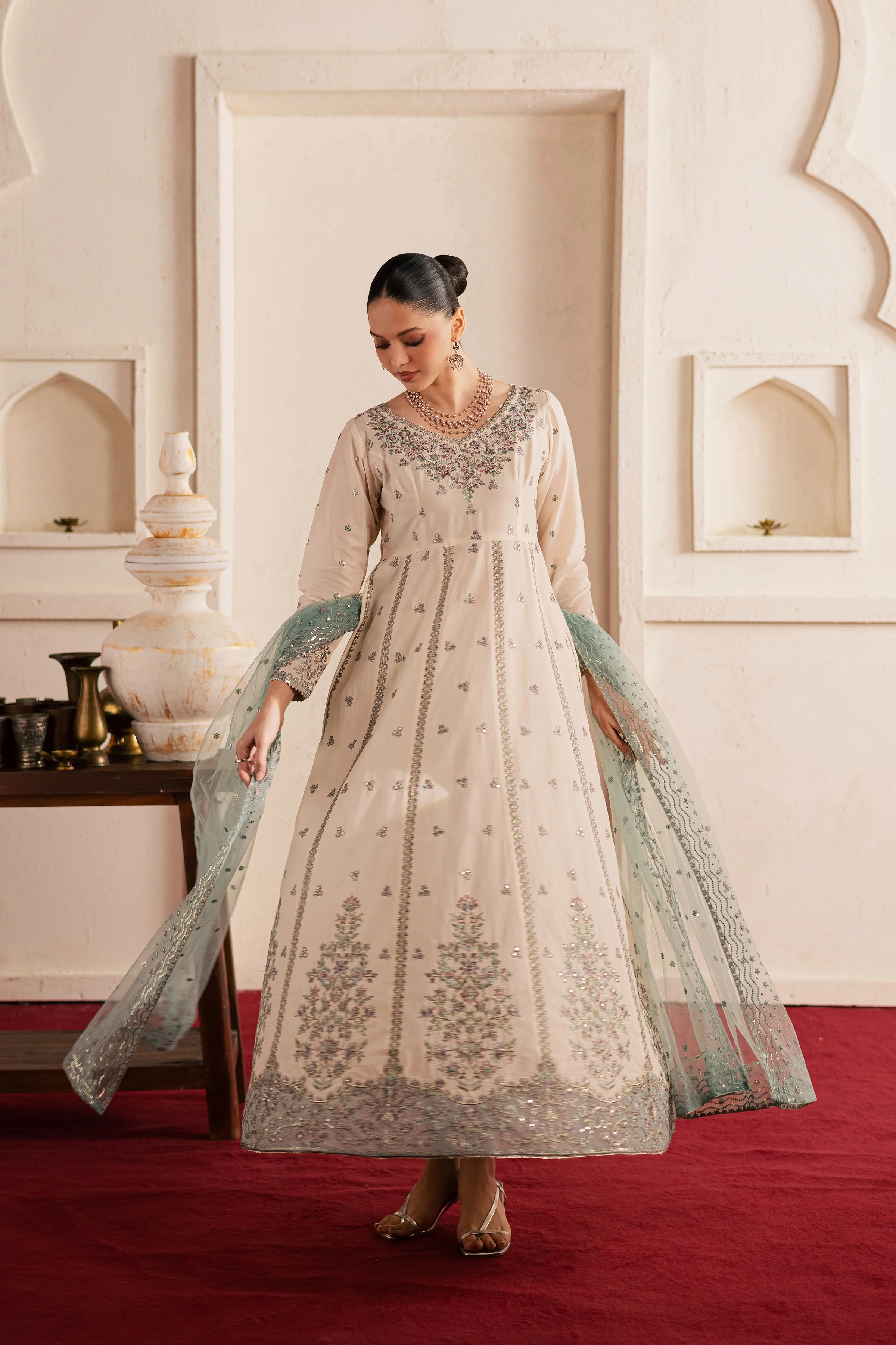 Sunehra 3Pc - Festive Embroidered Lawn - Image 5
