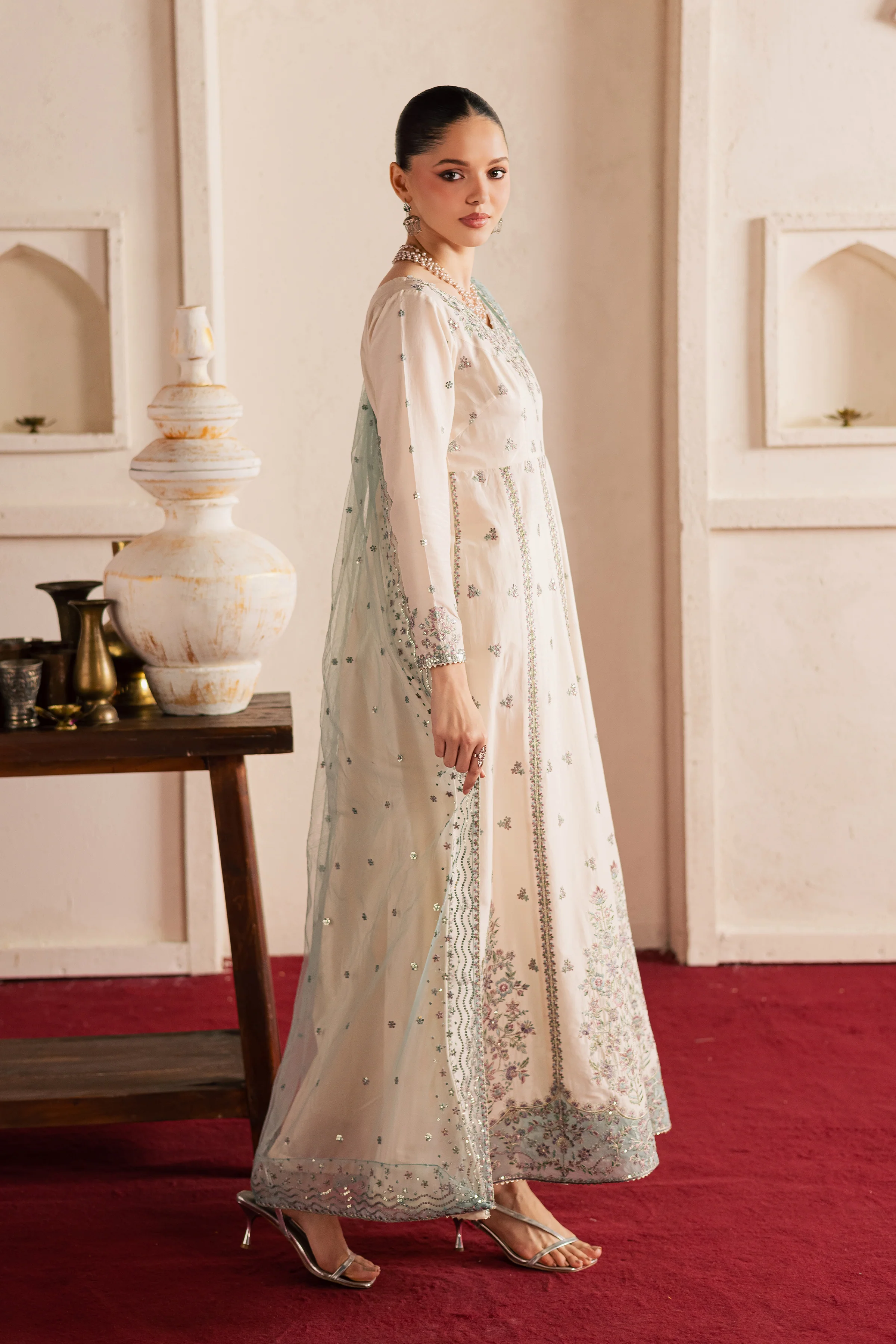 Sunehra 3Pc - Festive Embroidered Lawn - Image 7
