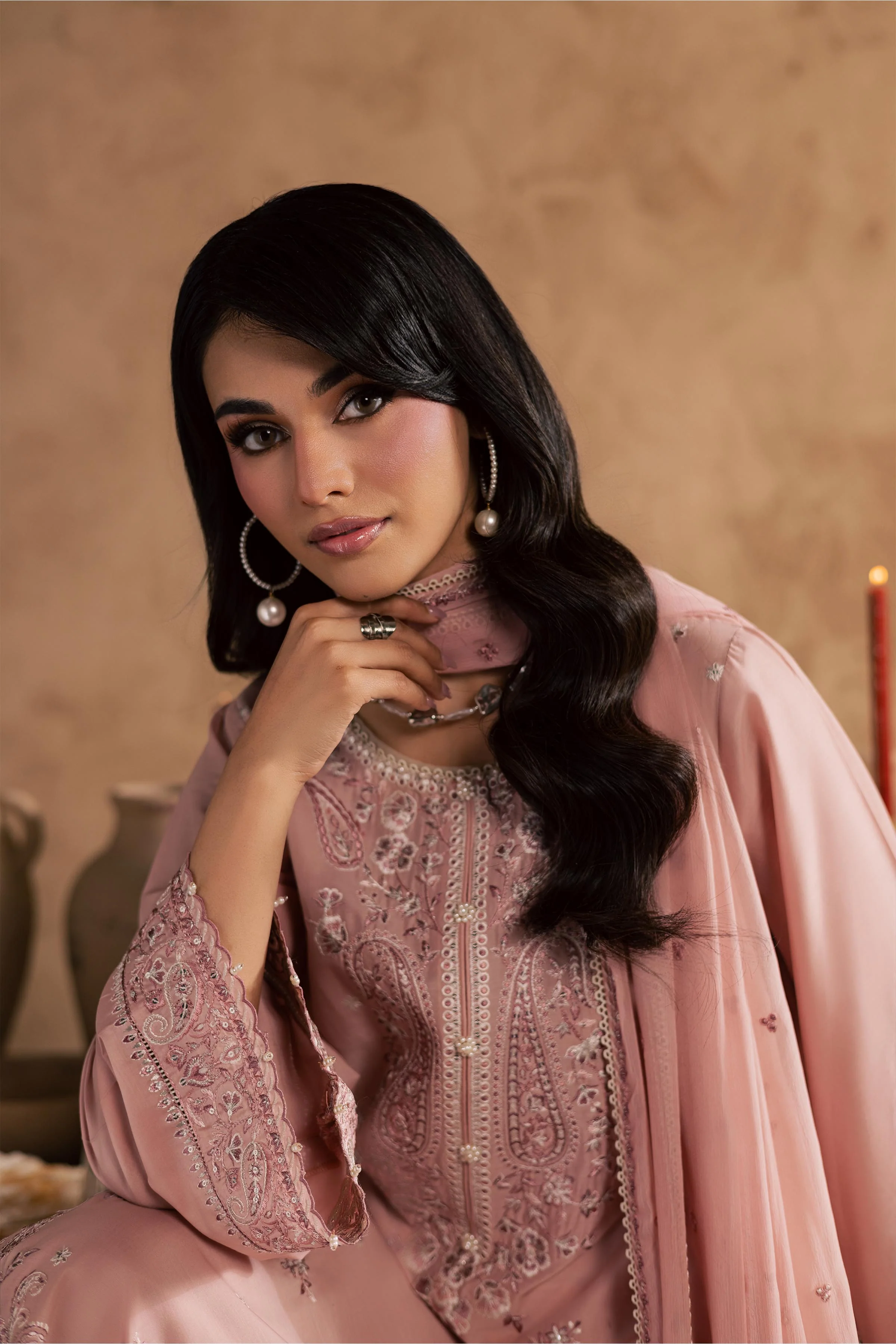 Taffy Aria 3Pc - Embroidered Festive Pret - Image 2