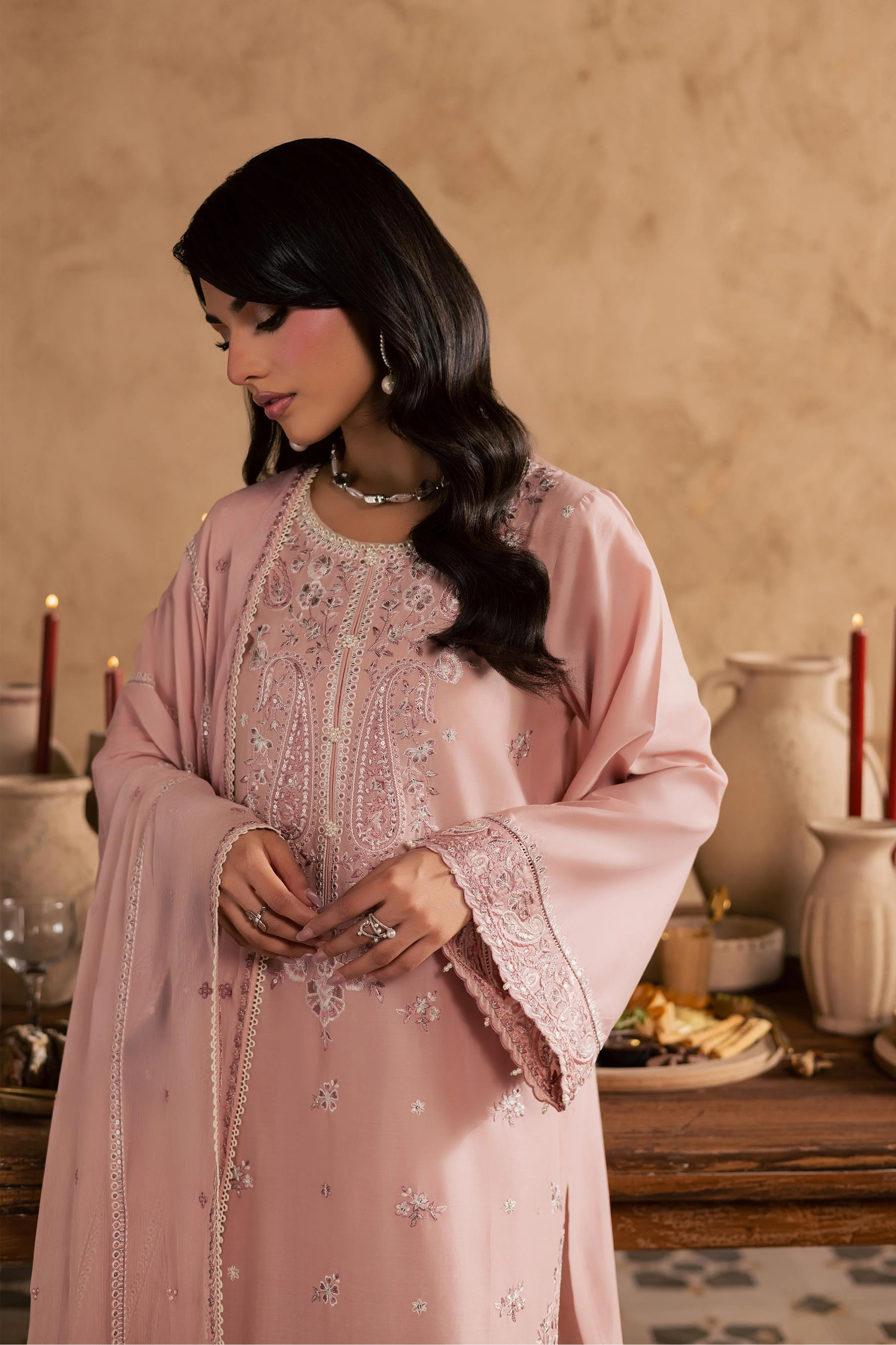 Taffy Aria 3Pc - Embroidered Festive Pret - Image 5