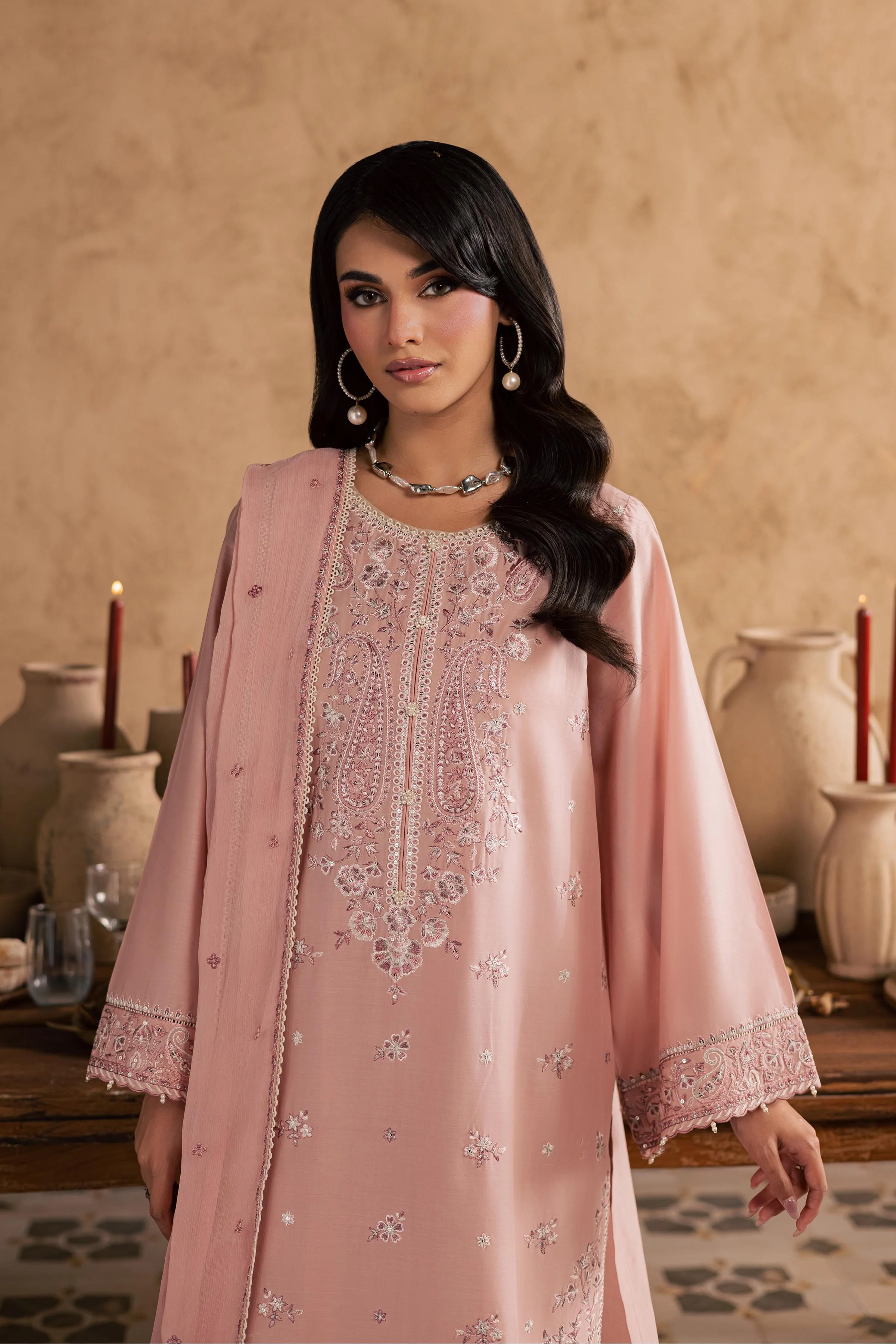 Taffy Aria 3Pc - Embroidered Festive Pret - Image 7