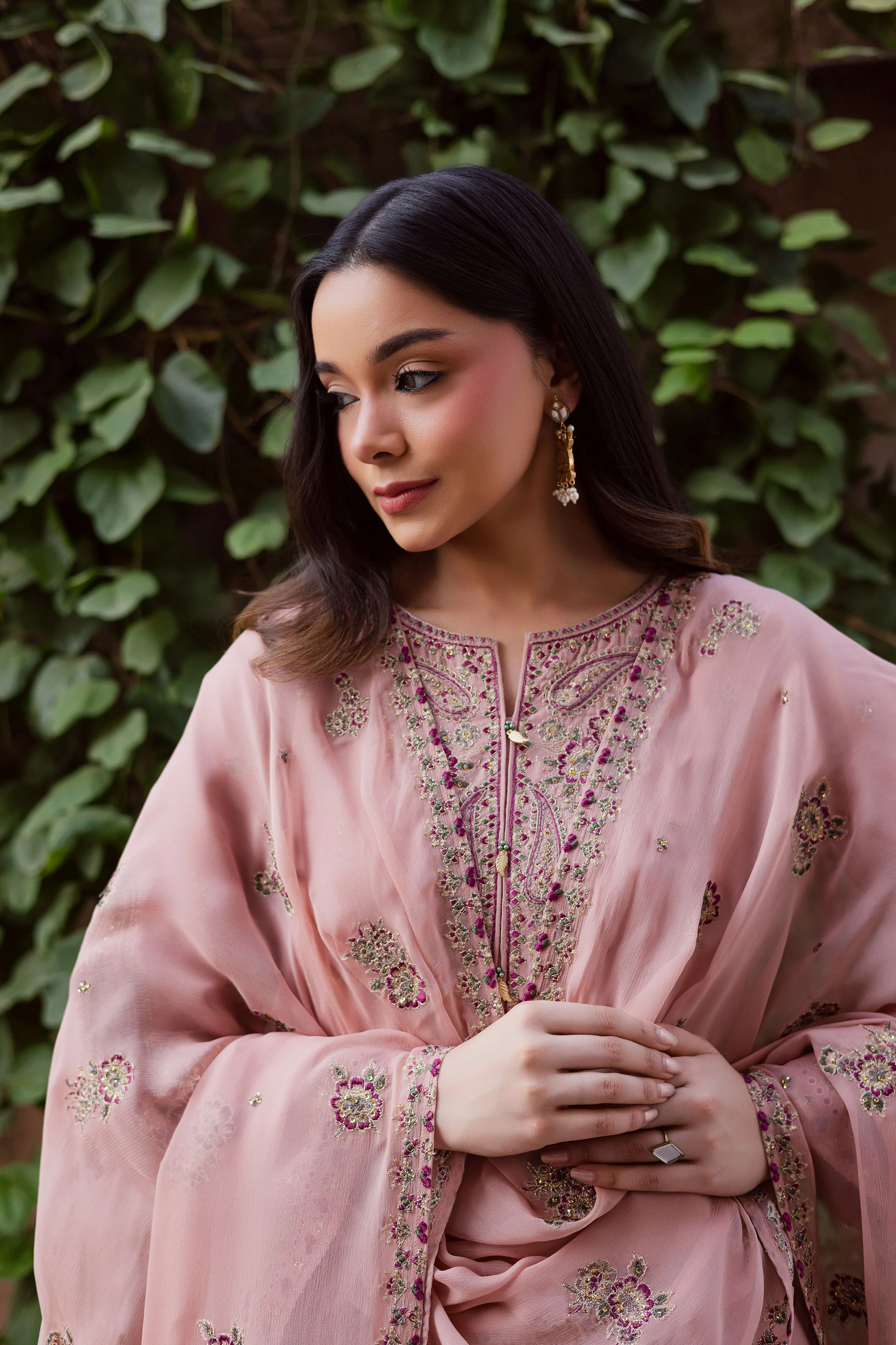 Taffy Arzu 3Pc - Embroidered Karandi Dress - Image 5