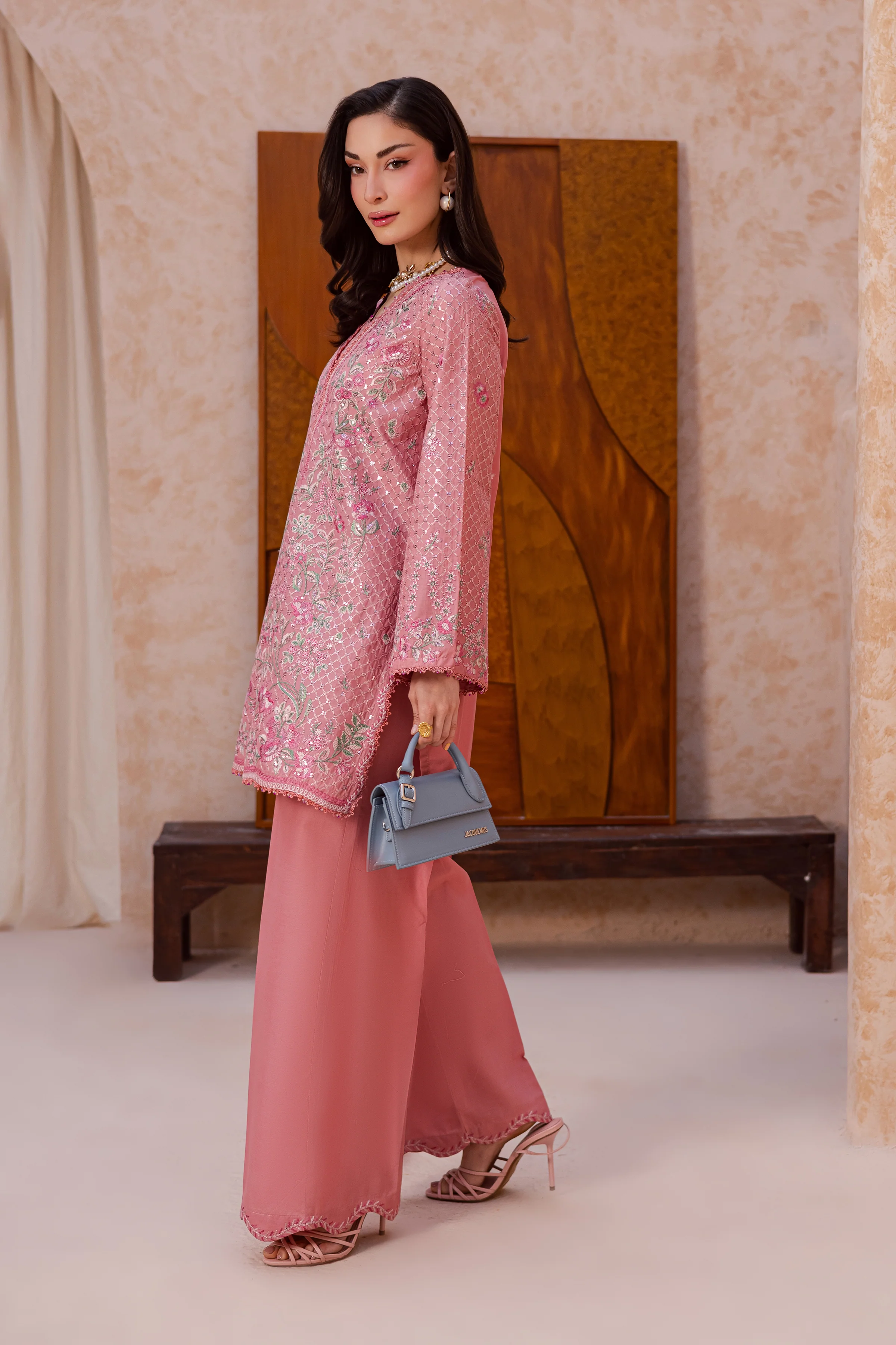 Taffy Blush 2Pc - Festive Embroidered Lawn - Image 7