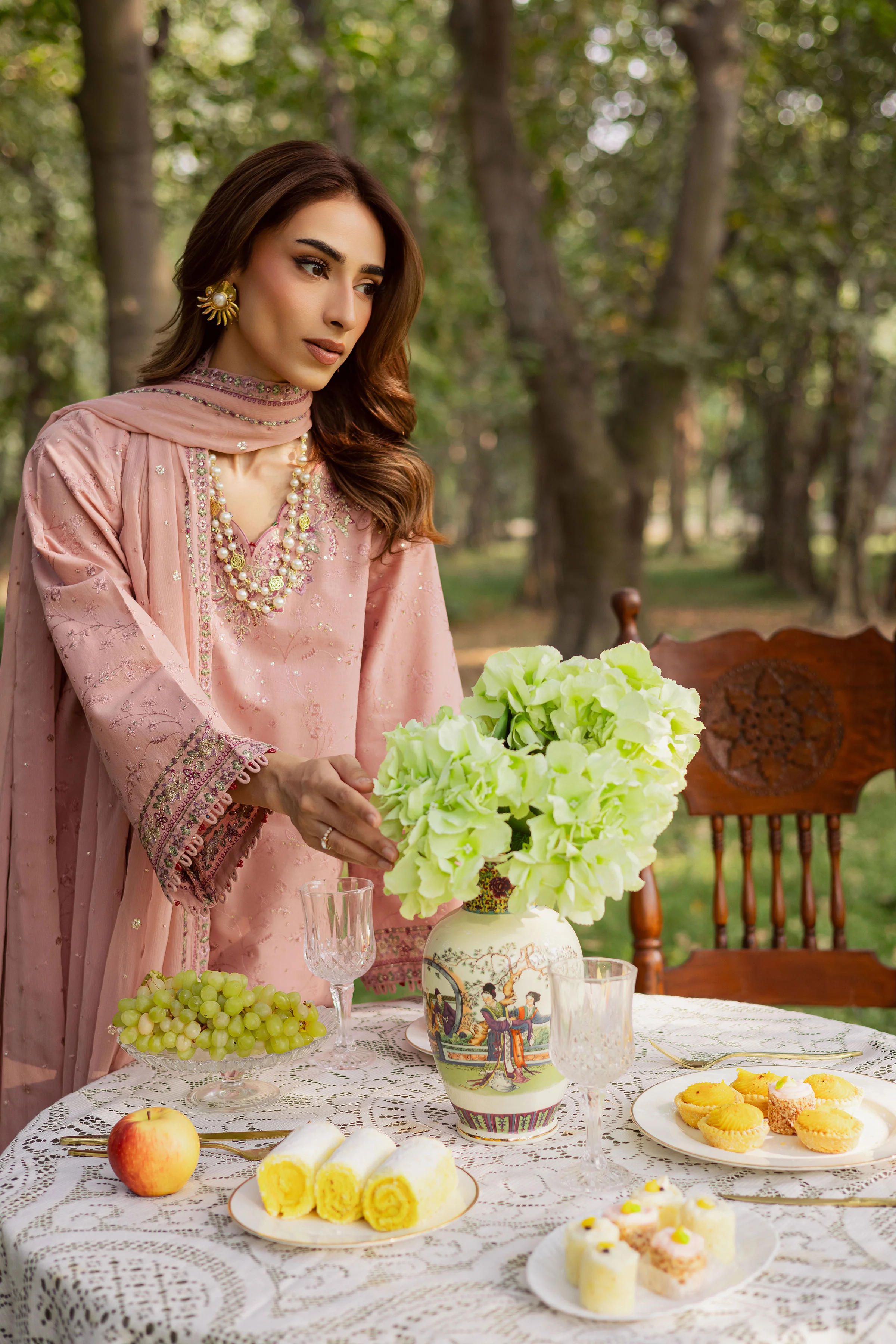 Taffy Pie 3Pc - Embroidered Khaddar Dress - Image 2