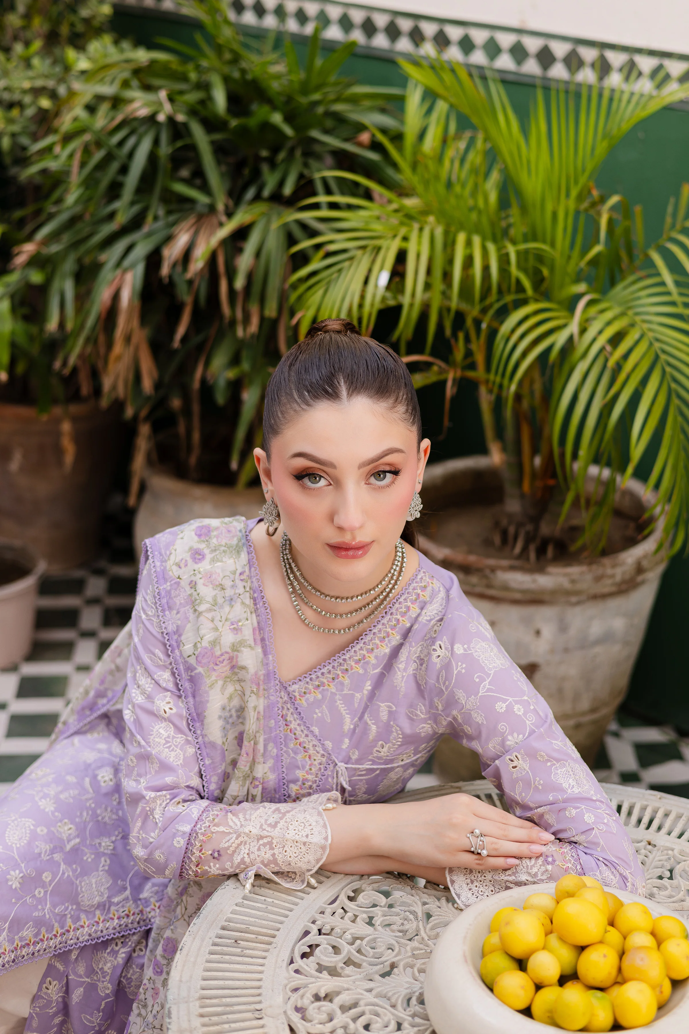 Thistle 3Pc - Embroidered Lawn Dress - Image 6