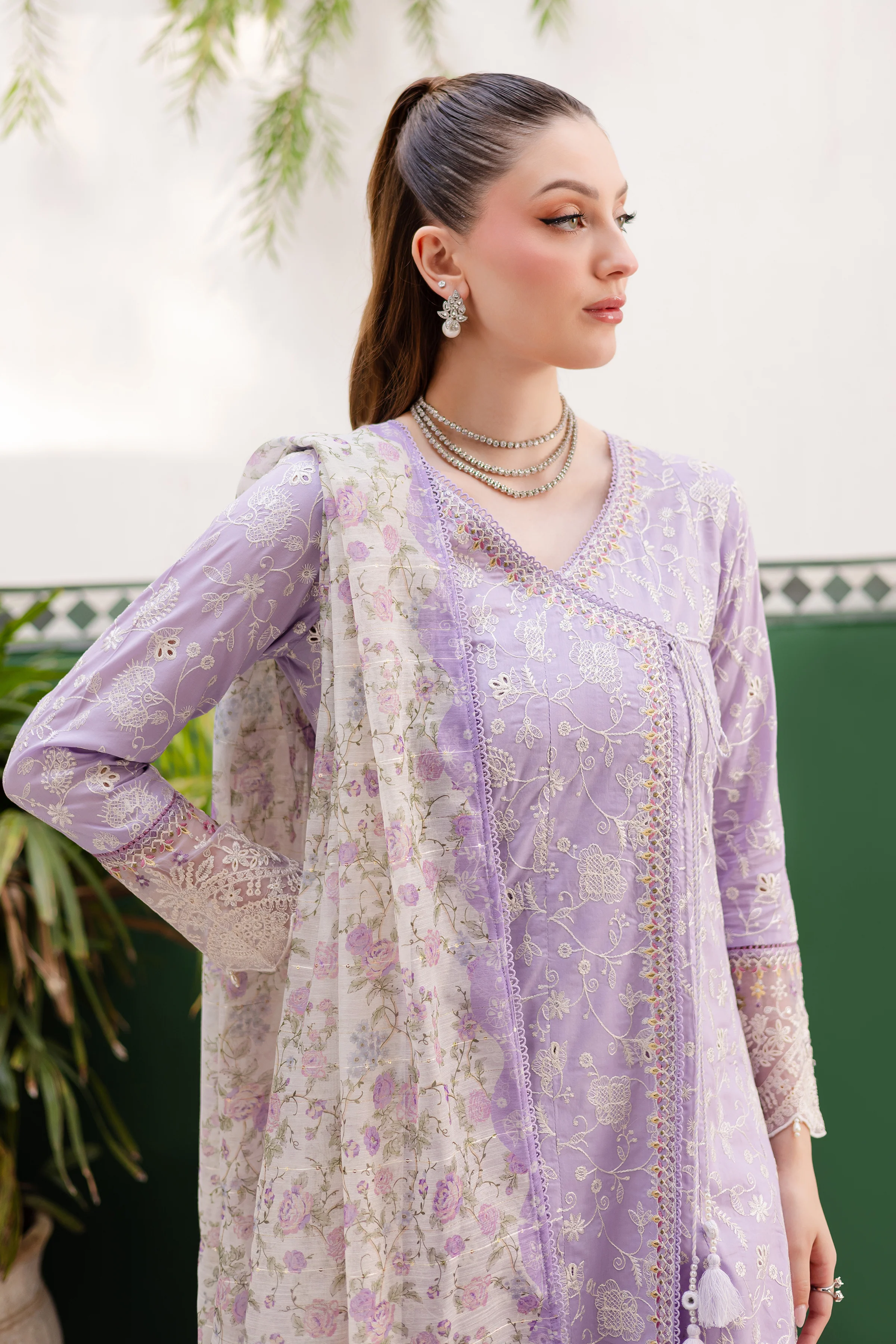 Thistle 3Pc - Embroidered Lawn Dress - Image 8
