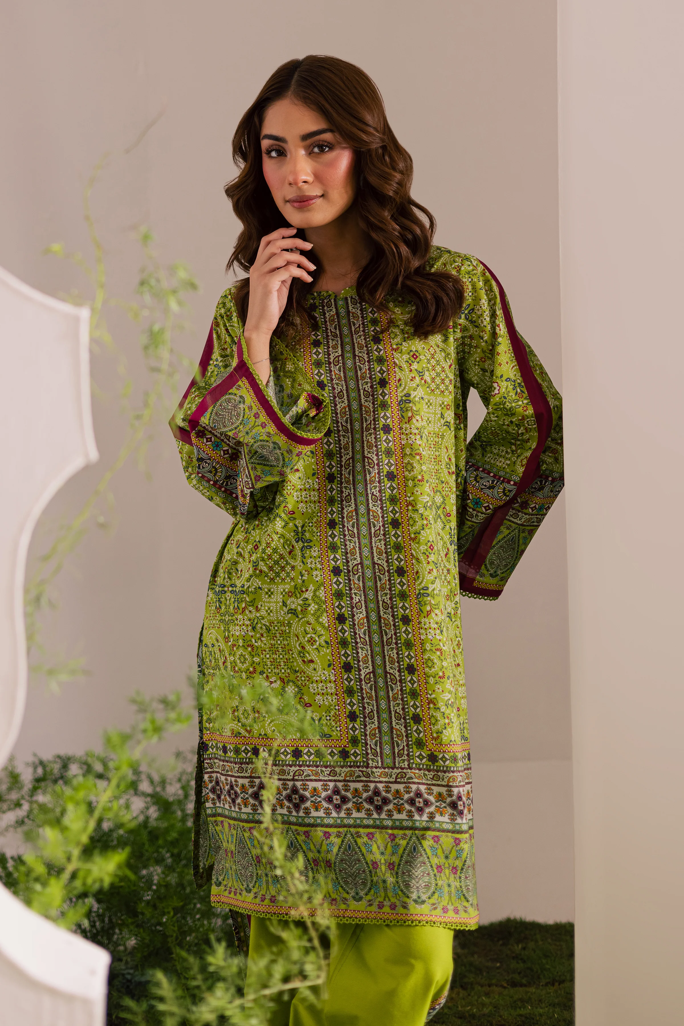 Tinker Bell 2Pc - Printed Lawn Dress - Image 3