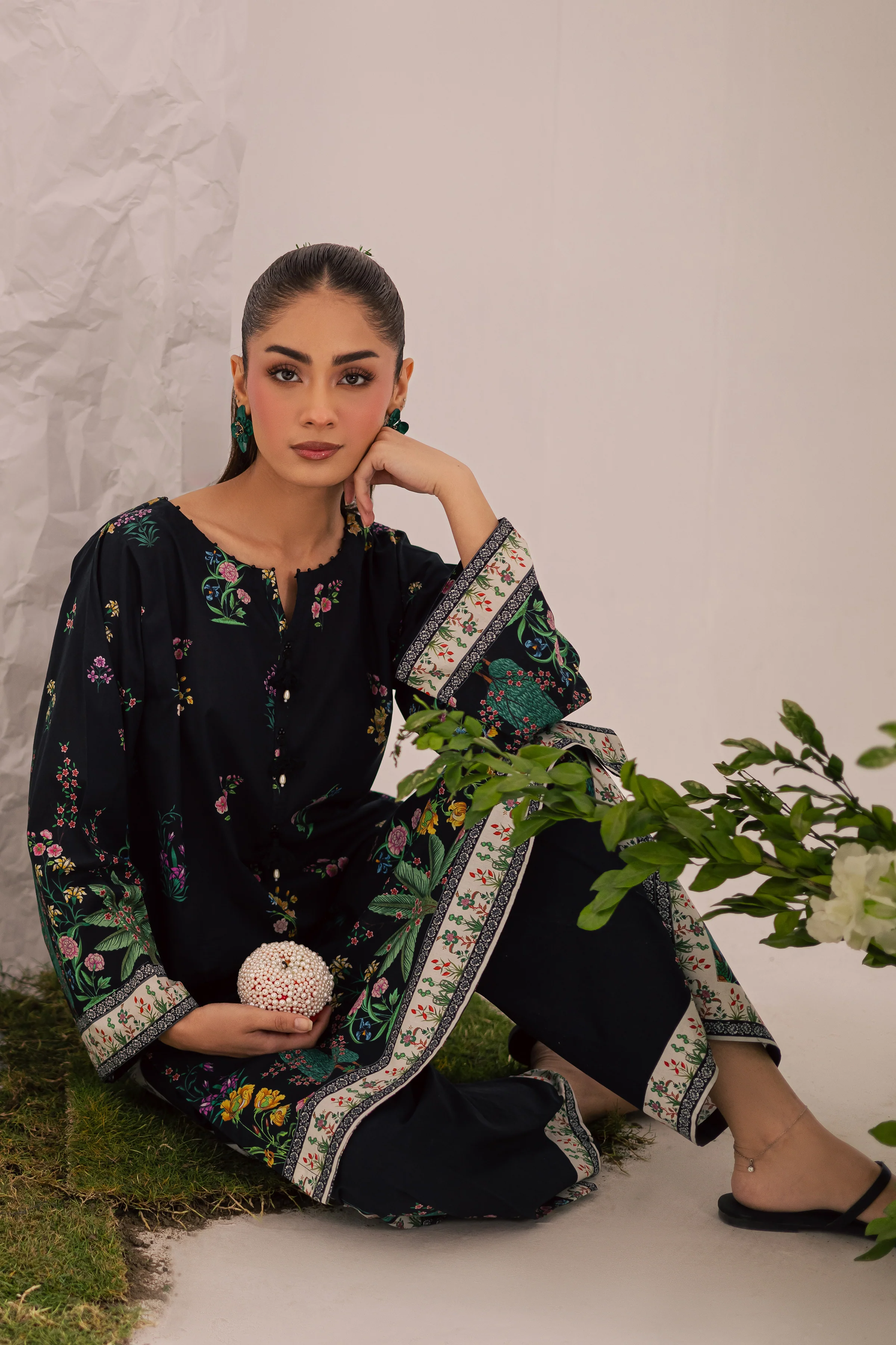 Tourmaline 2Pc - Printed Lawn Dress - Image 3