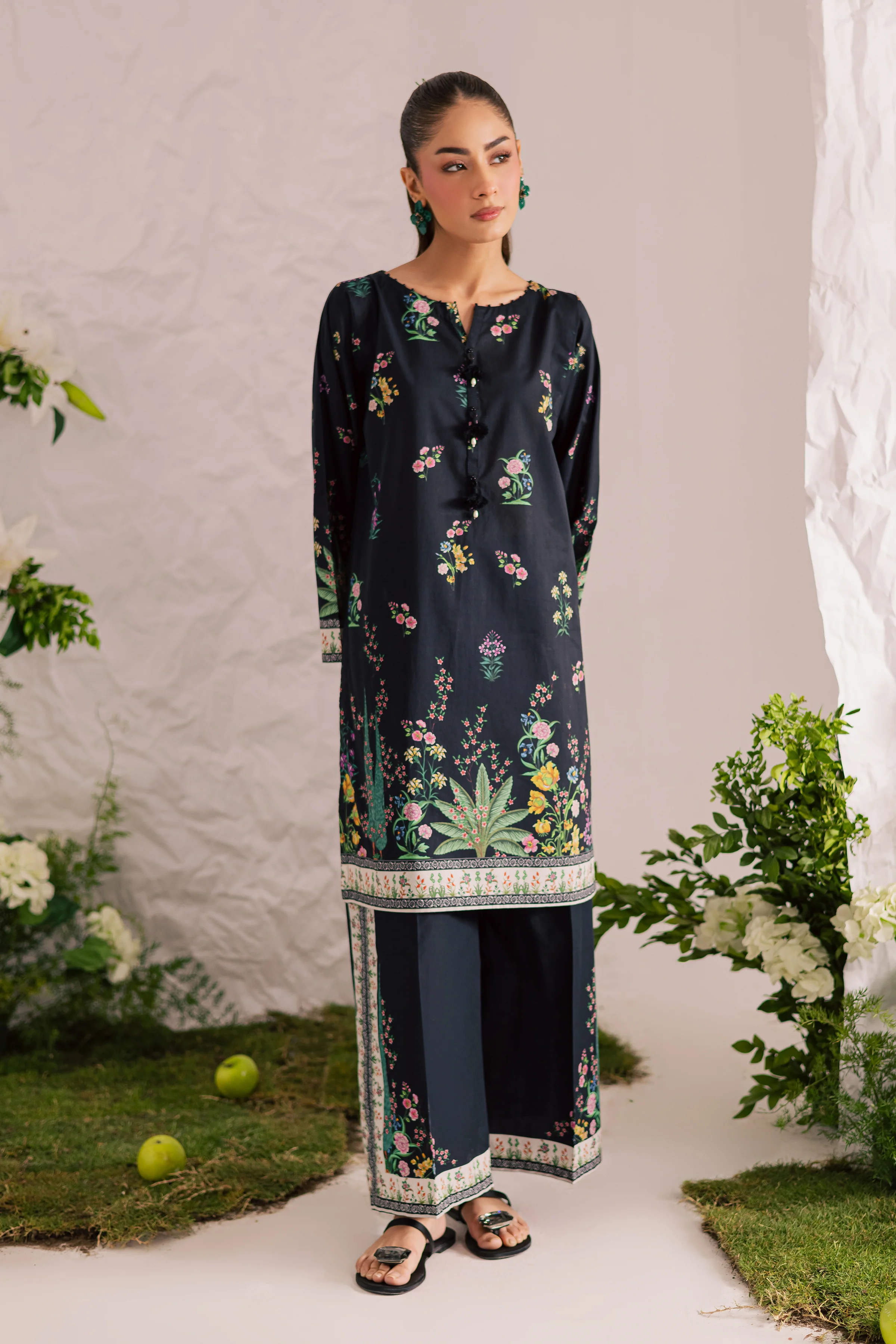 Tourmaline 2Pc - Printed Lawn Dress - Image 4