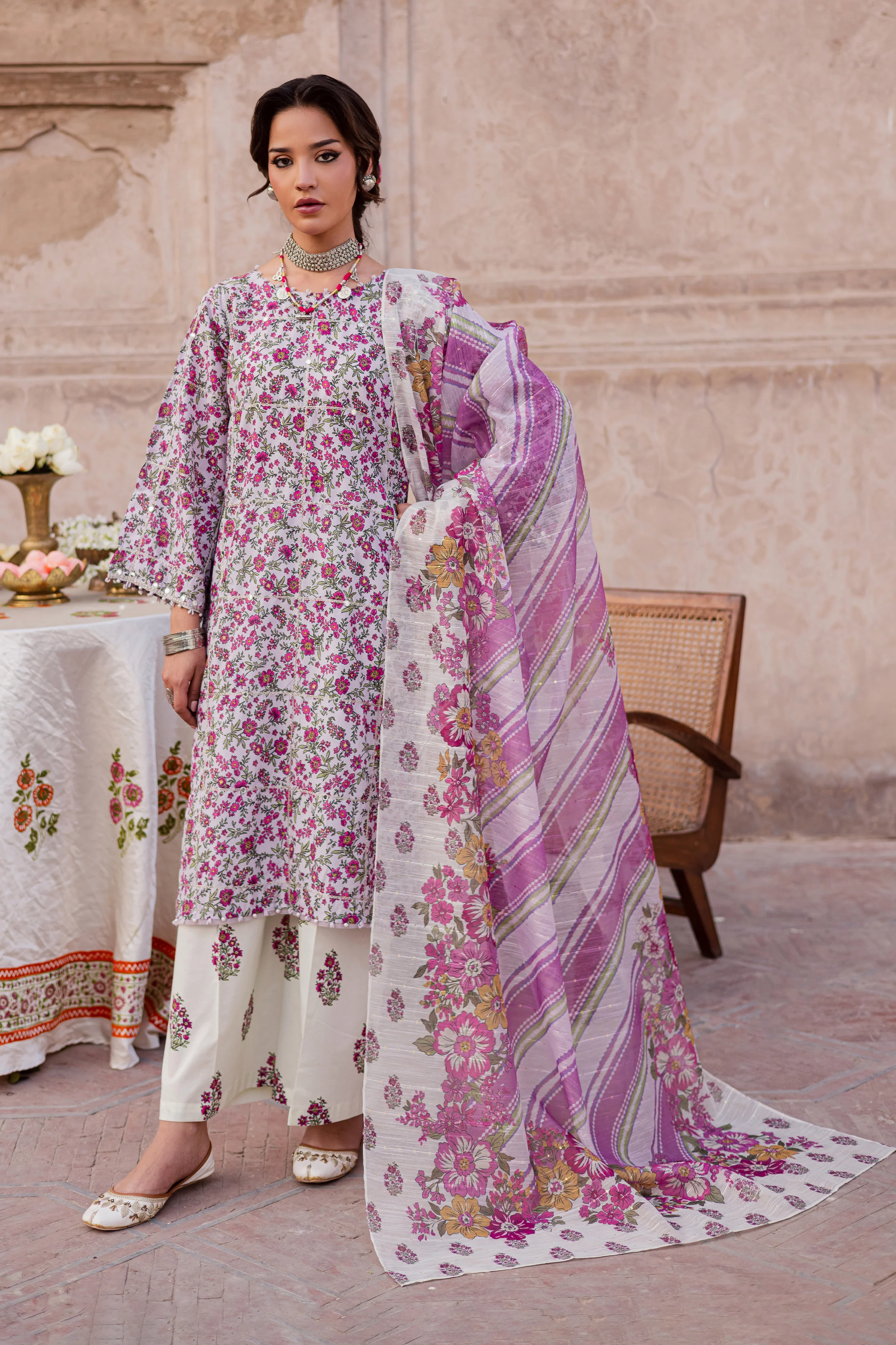 Truce 3Pc - Festive Eid Prints - Image 3