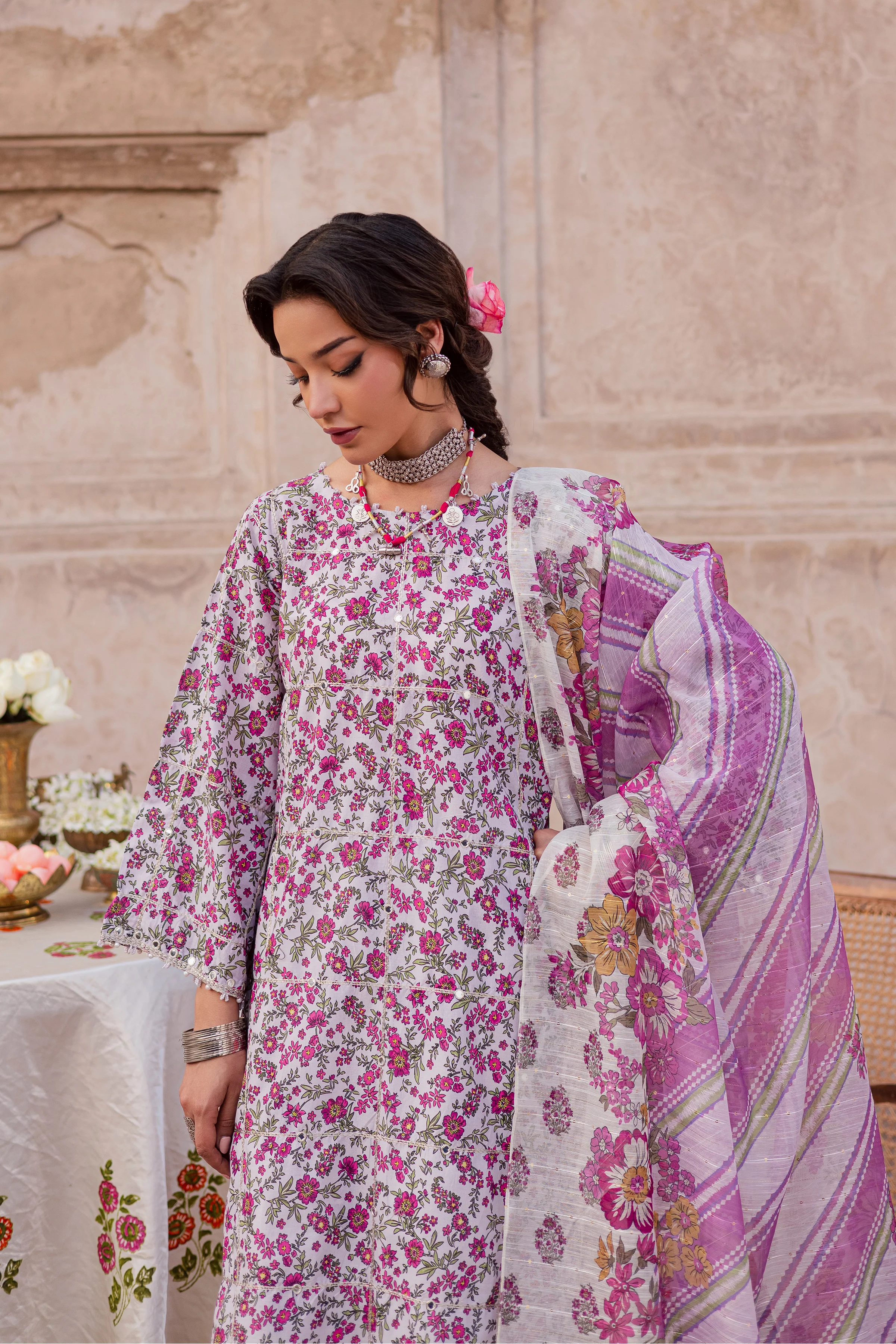 Truce 3Pc - Festive Eid Prints - Image 7