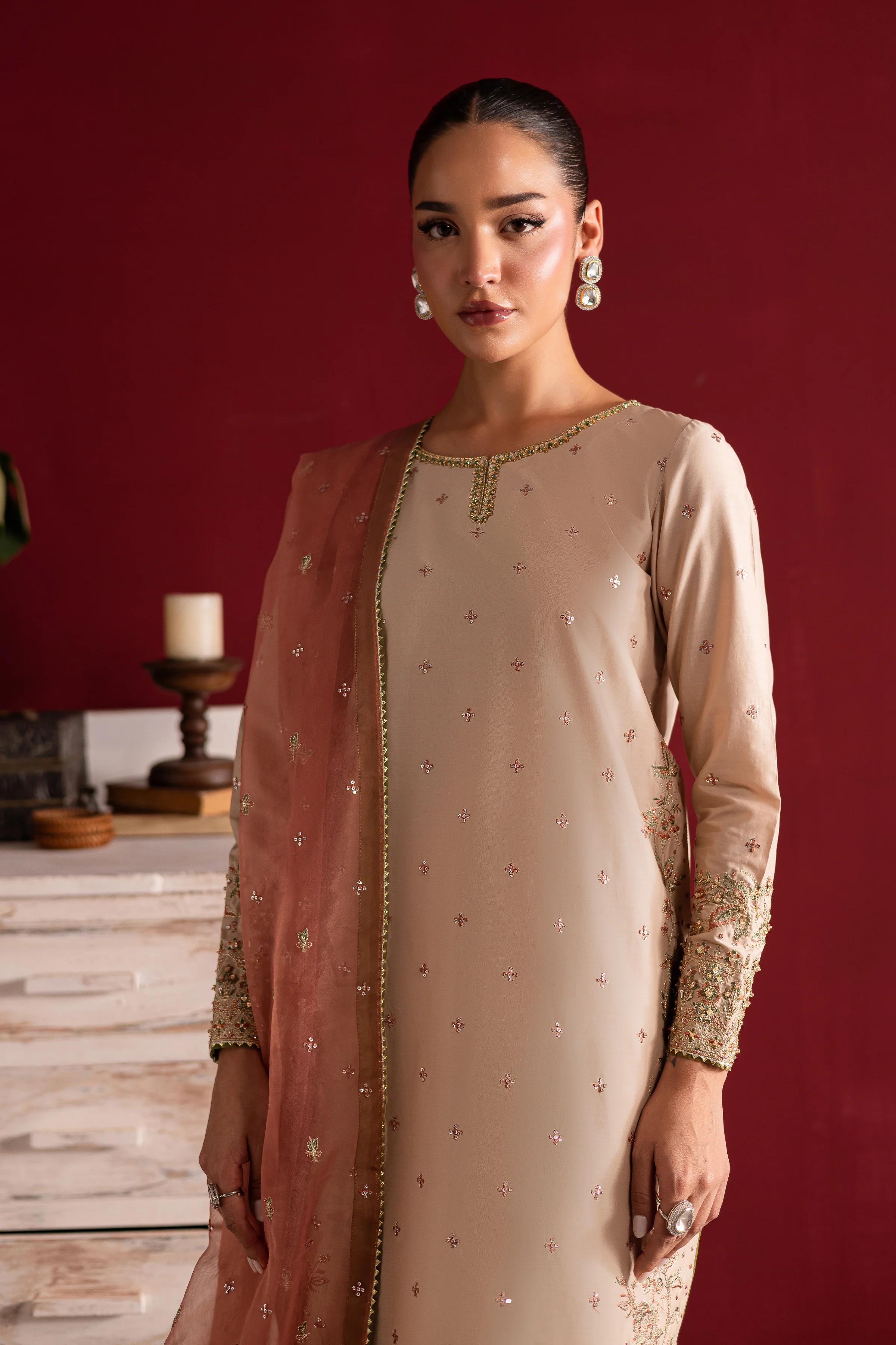 Twila 3Pc- Festive Luxe Pret - Image 2