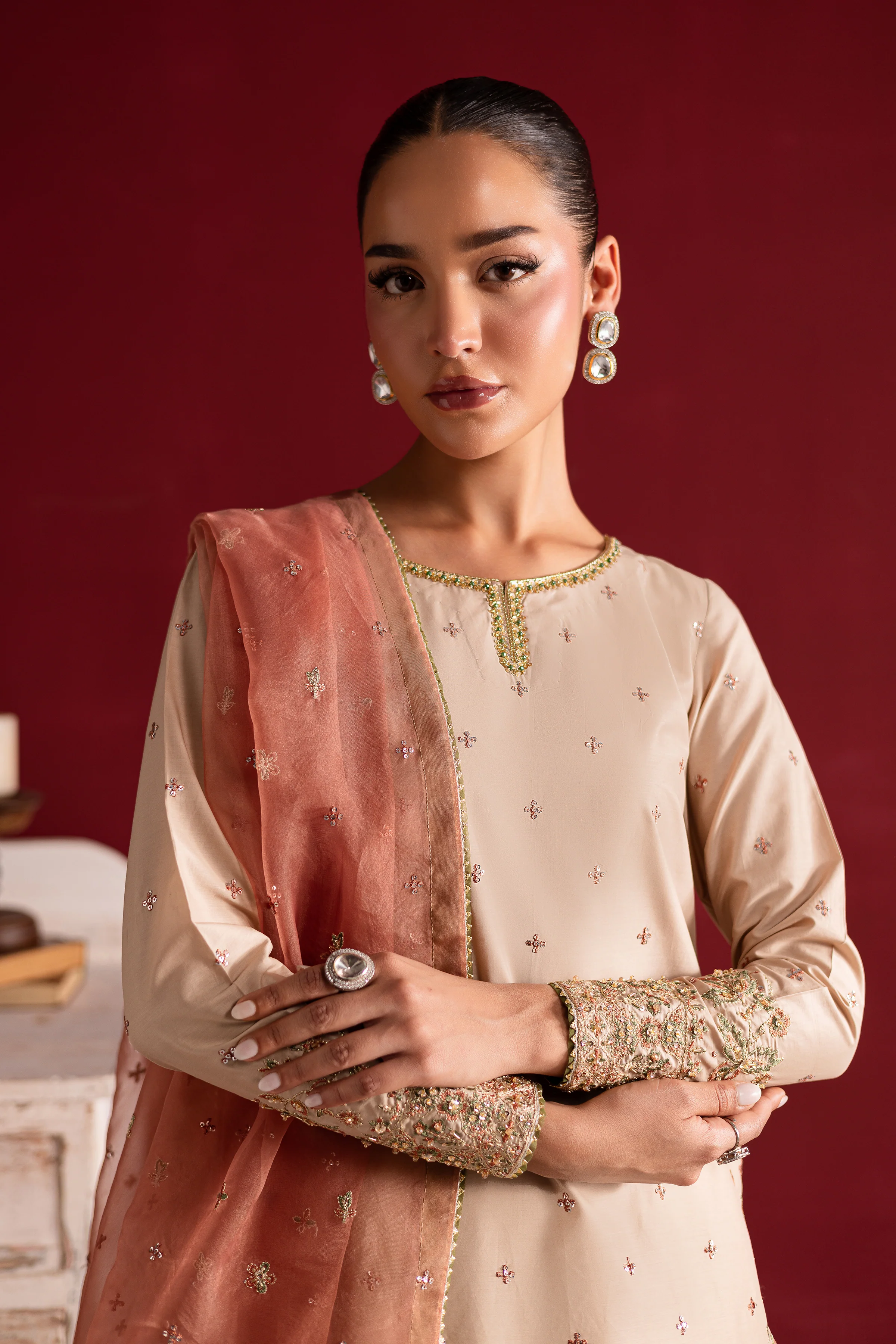 Twila 3Pc- Festive Luxe Pret - Image 3