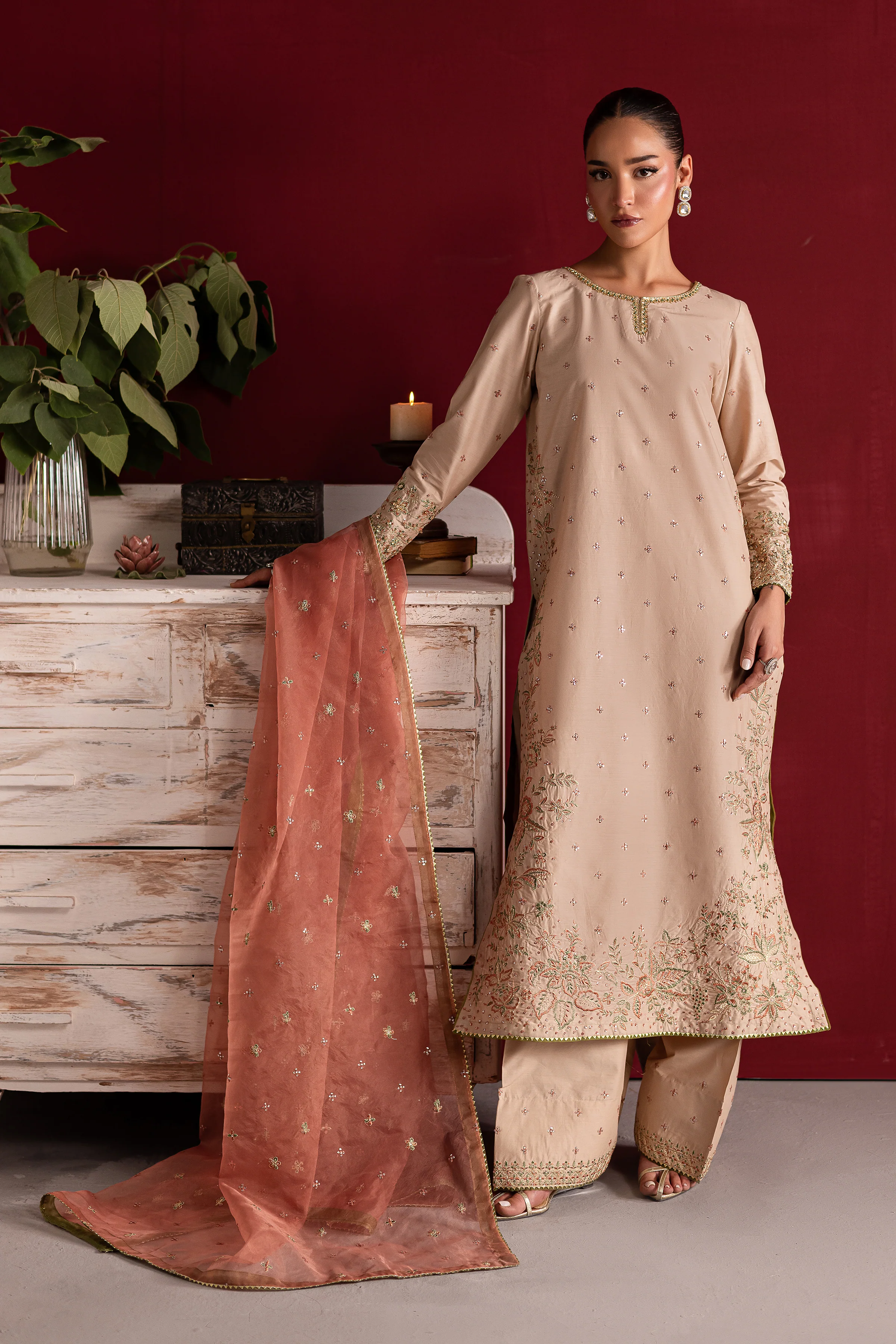 Twila 3Pc- Festive Luxe Pret - Image 5