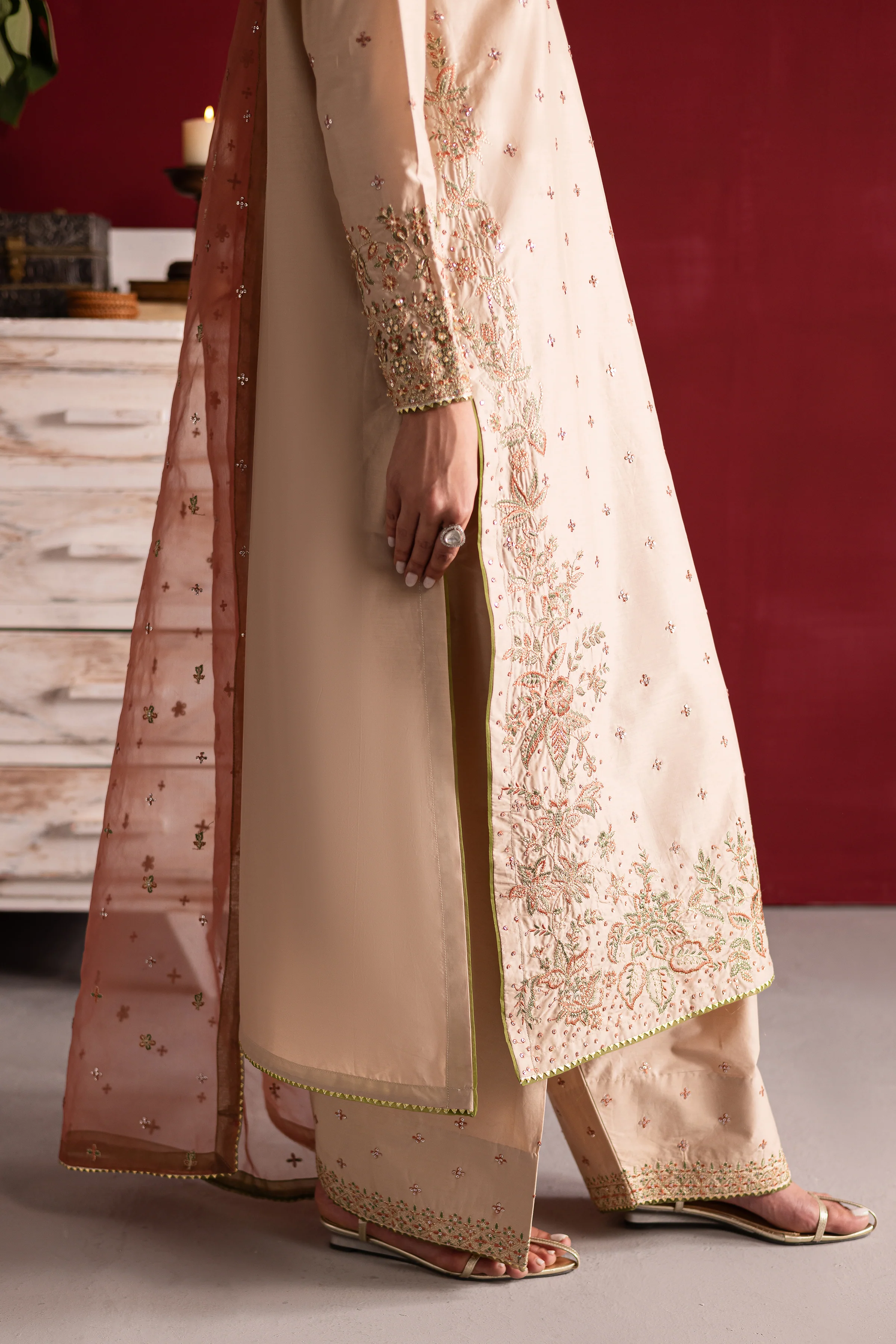 Twila 3Pc- Festive Luxe Pret - Image 8