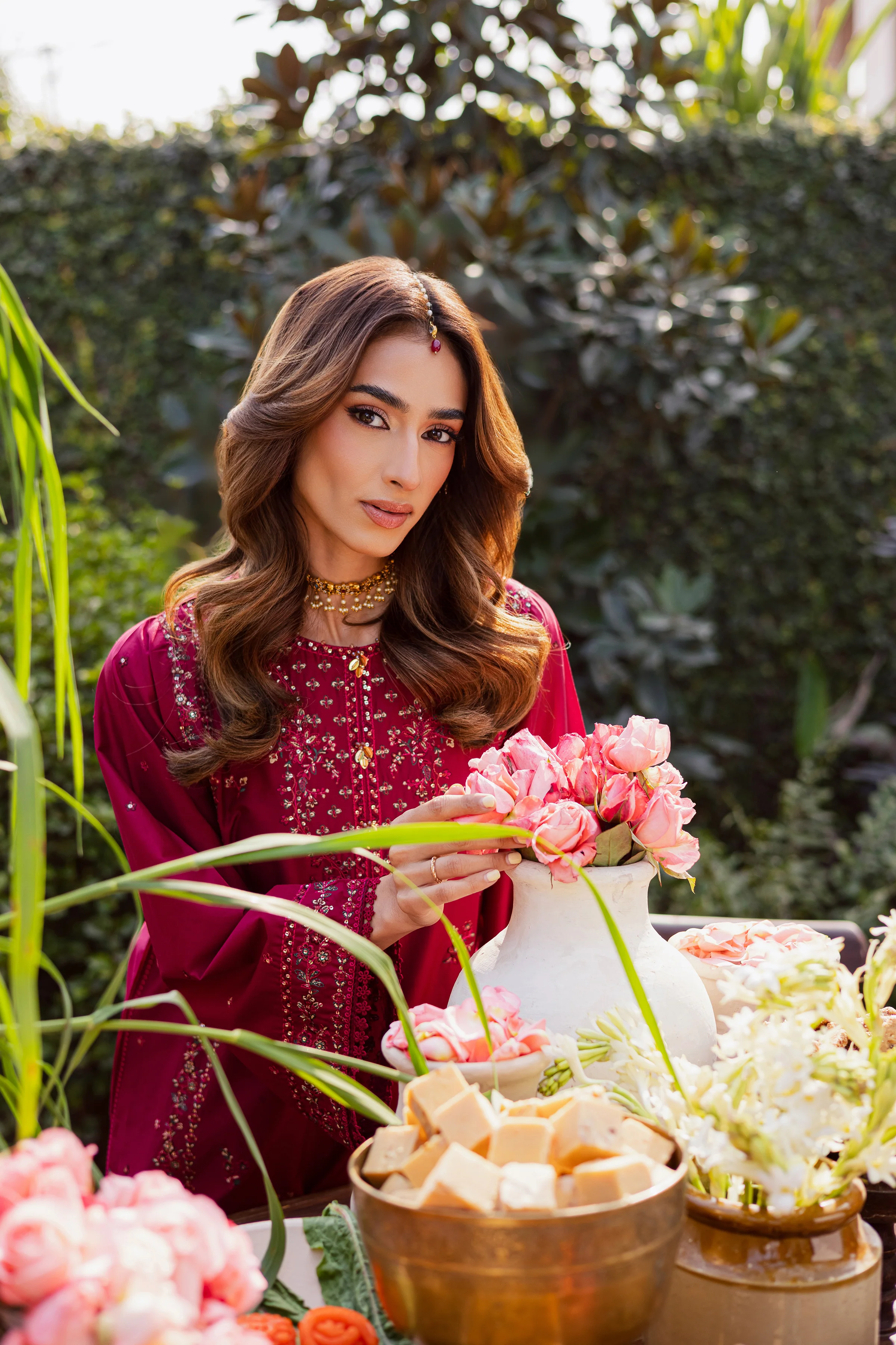 Ursula 3Pc - Festive Embroidered Lawn - Image 10