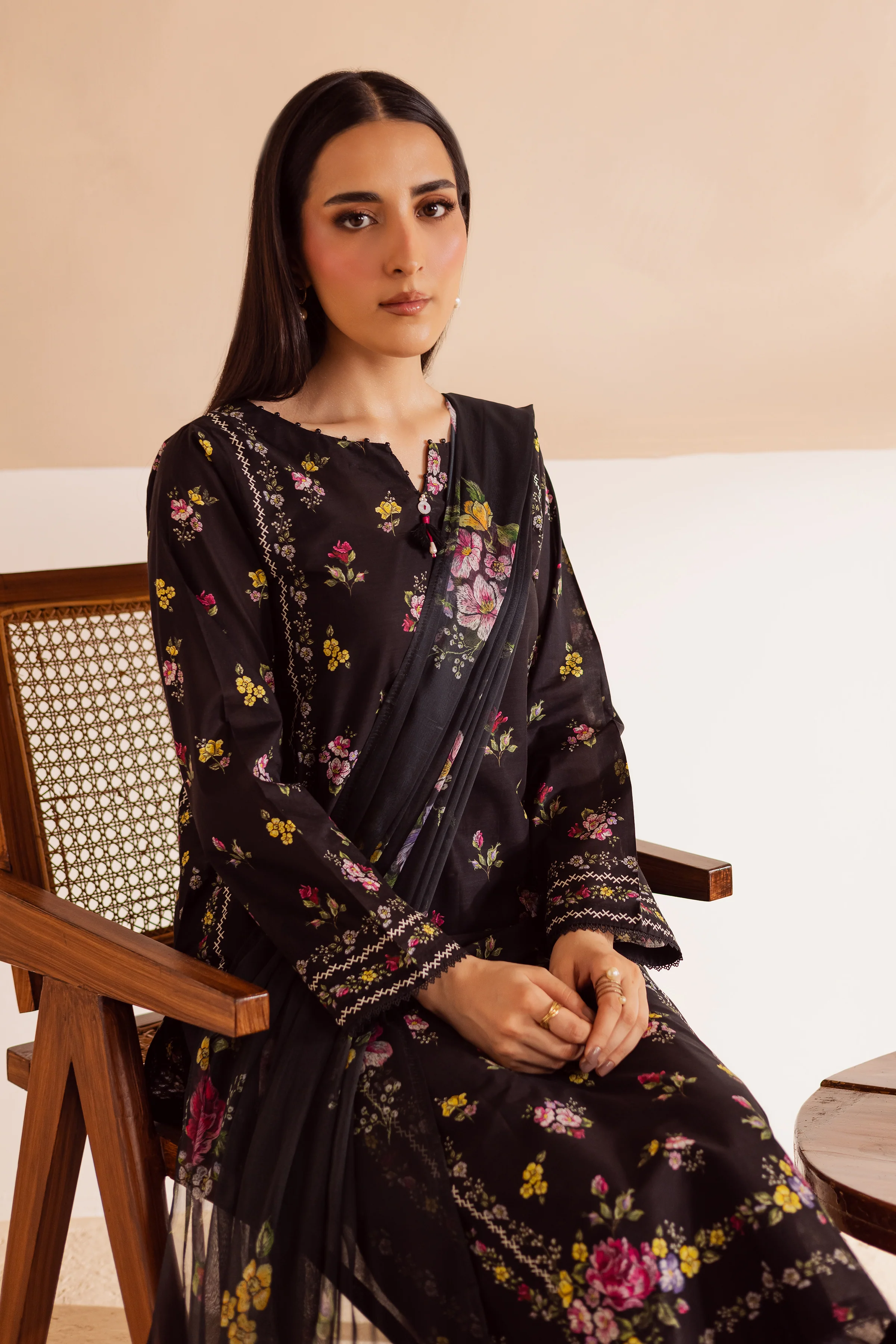 Utopia 3Pc - Printed Lawn Dress - Image 2