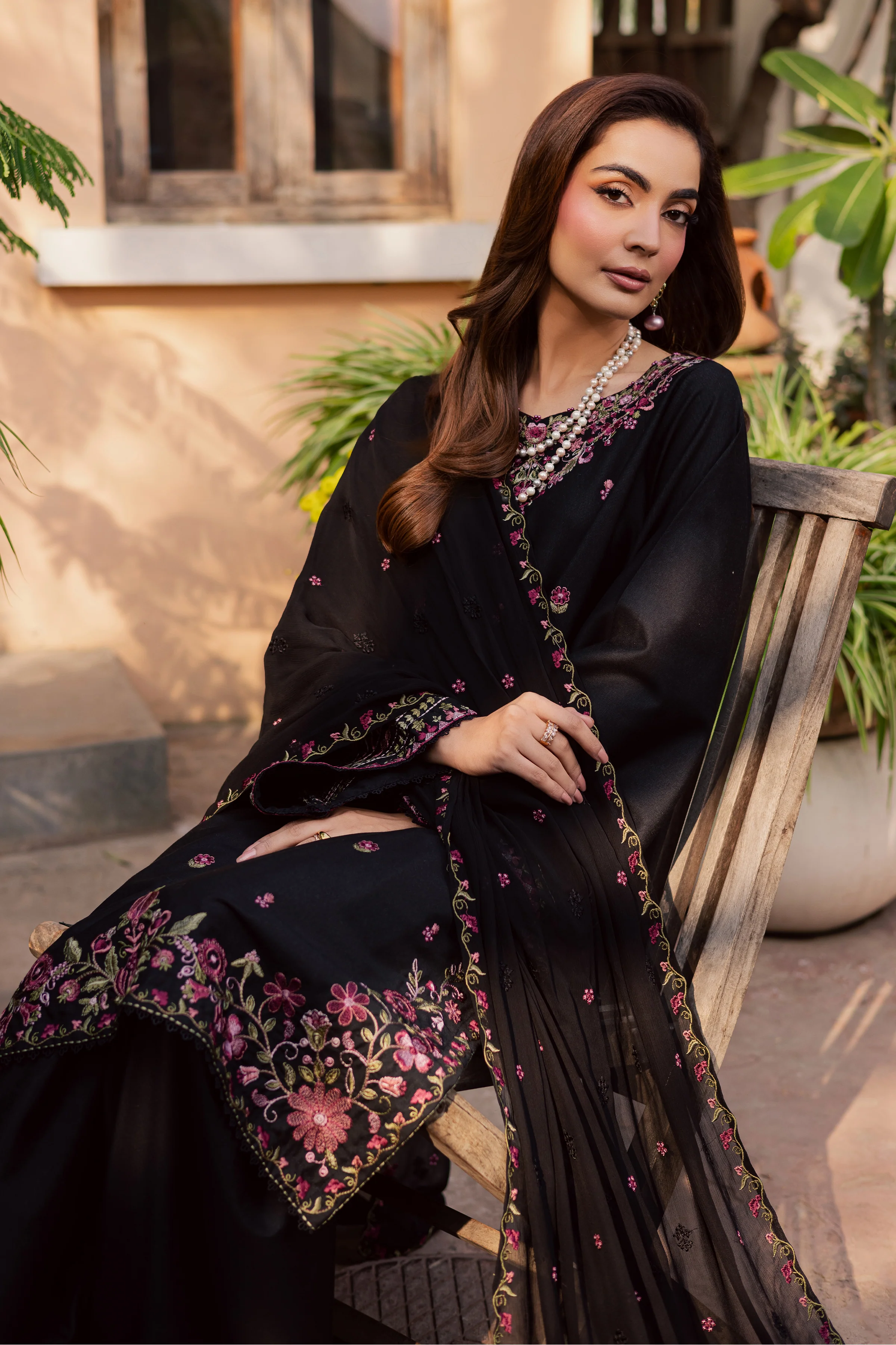 Vareha 3Pc - Embroidered Festive Pret - Image 3