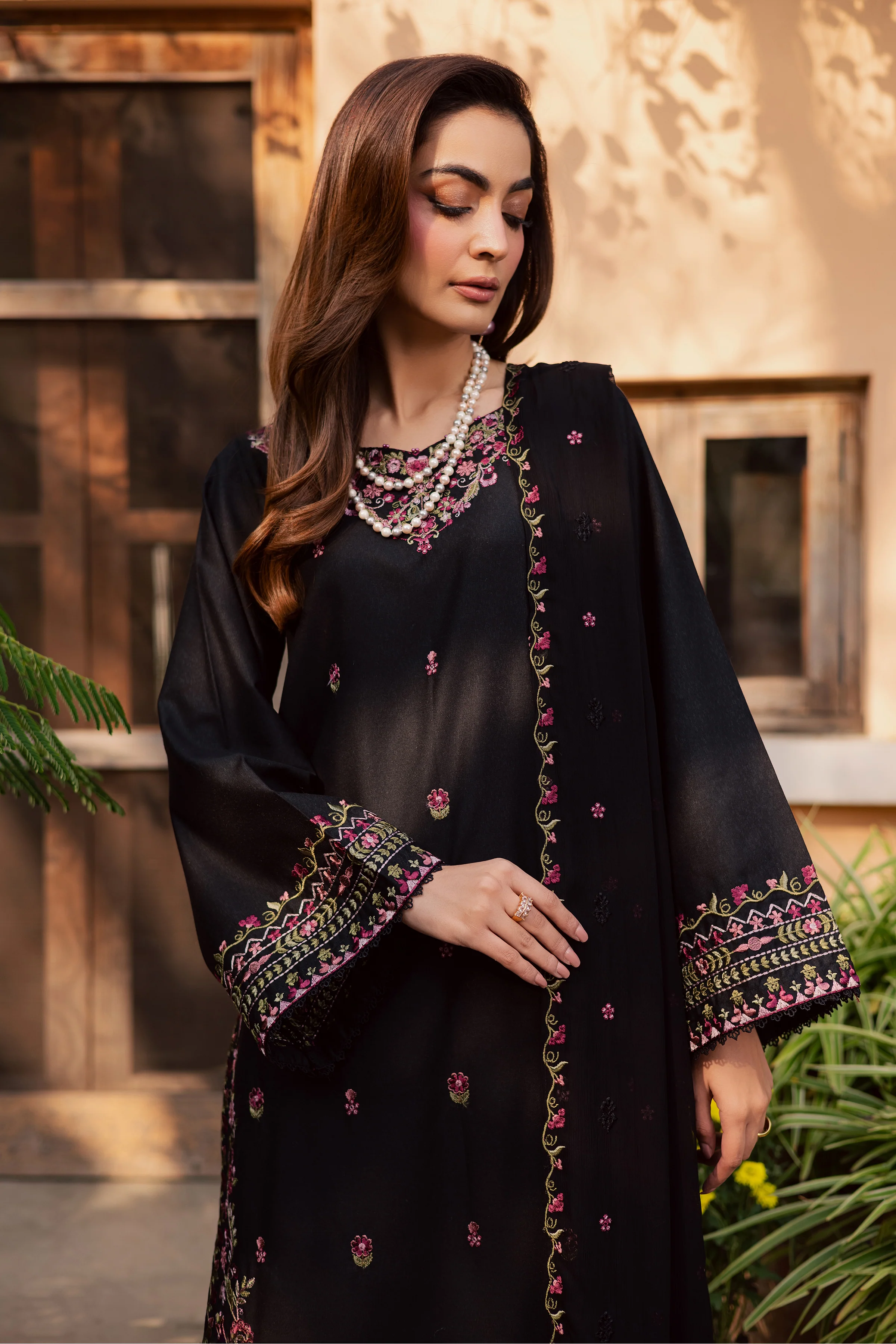 Vareha 3Pc - Embroidered Festive Pret - Image 7