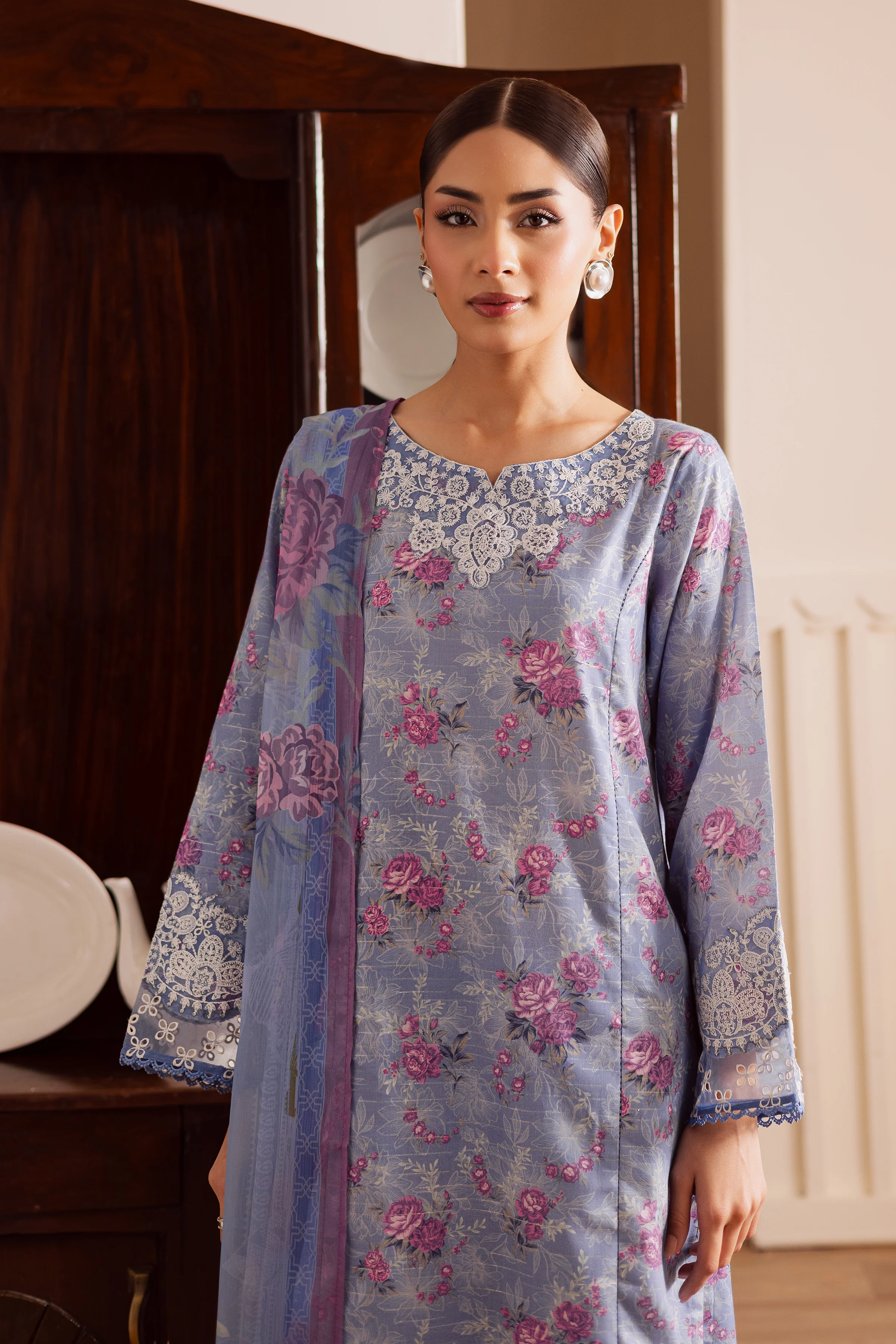 Velma 3Pc - Printed Casual Pret - Image 2