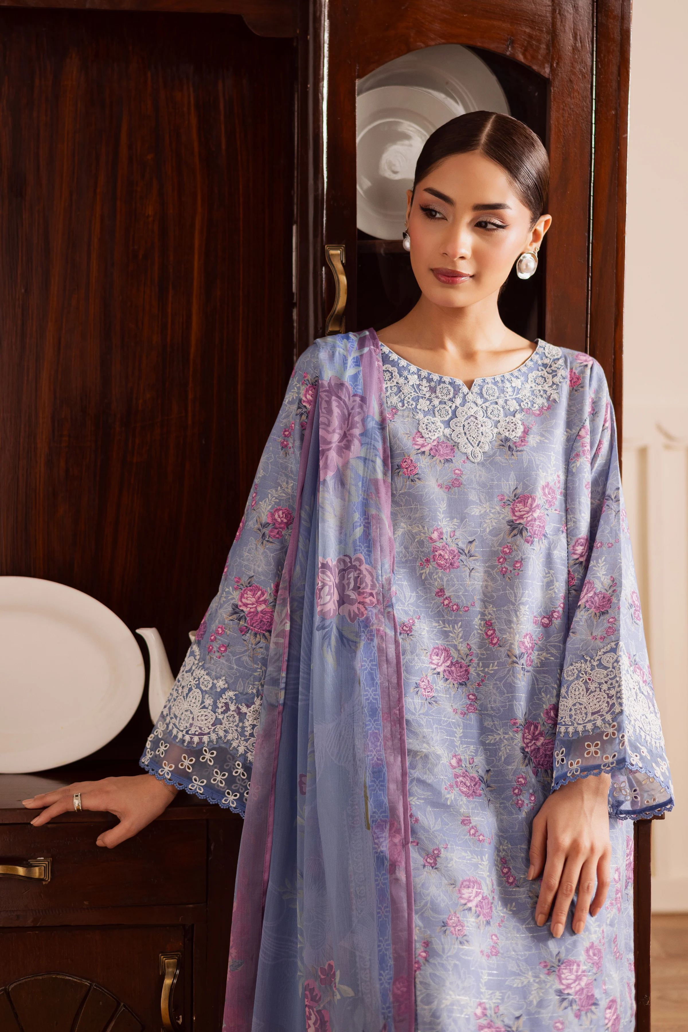 Velma 3Pc - Printed Casual Pret - Image 3