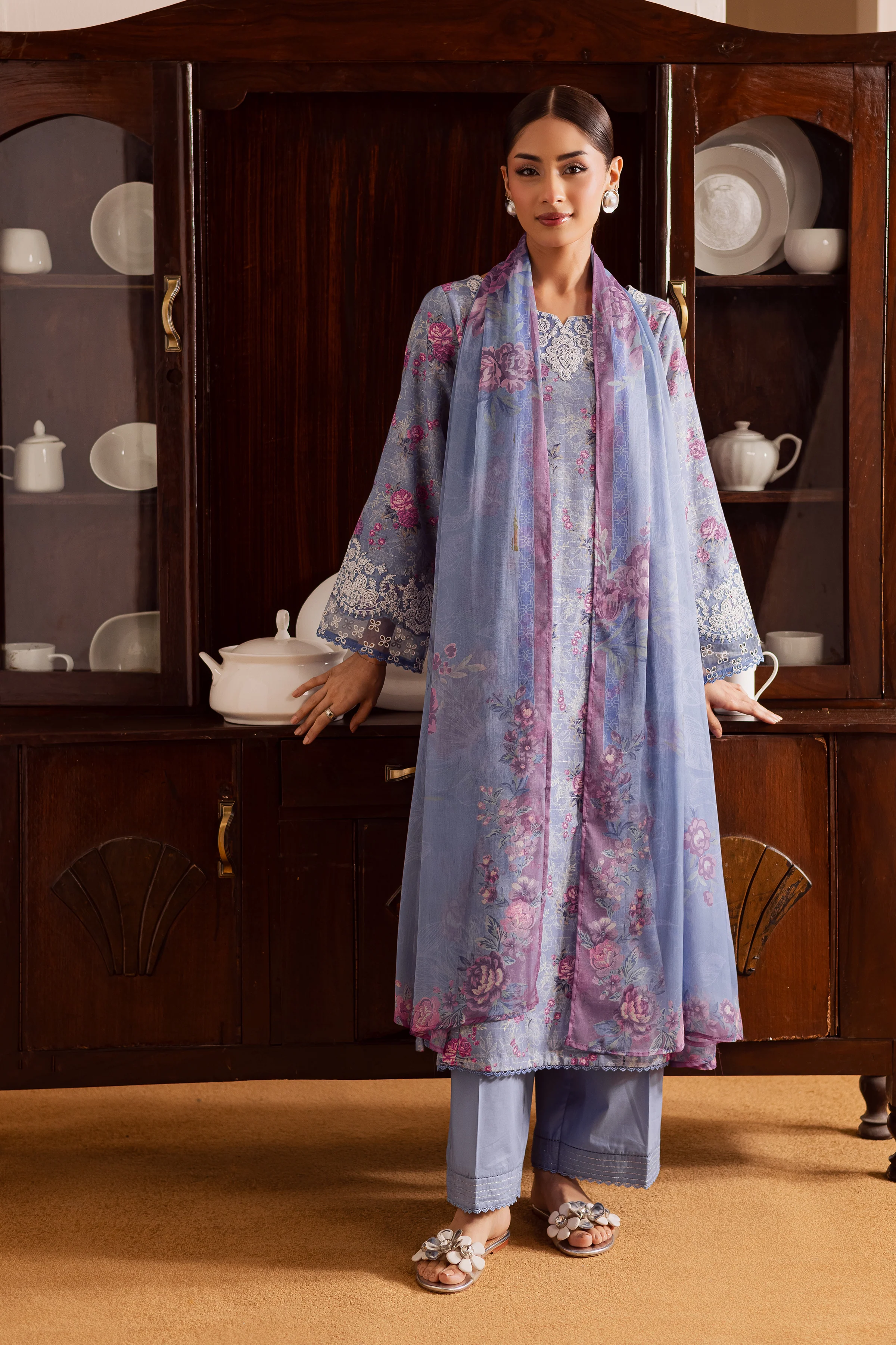 Velma 3Pc - Printed Casual Pret - Image 4