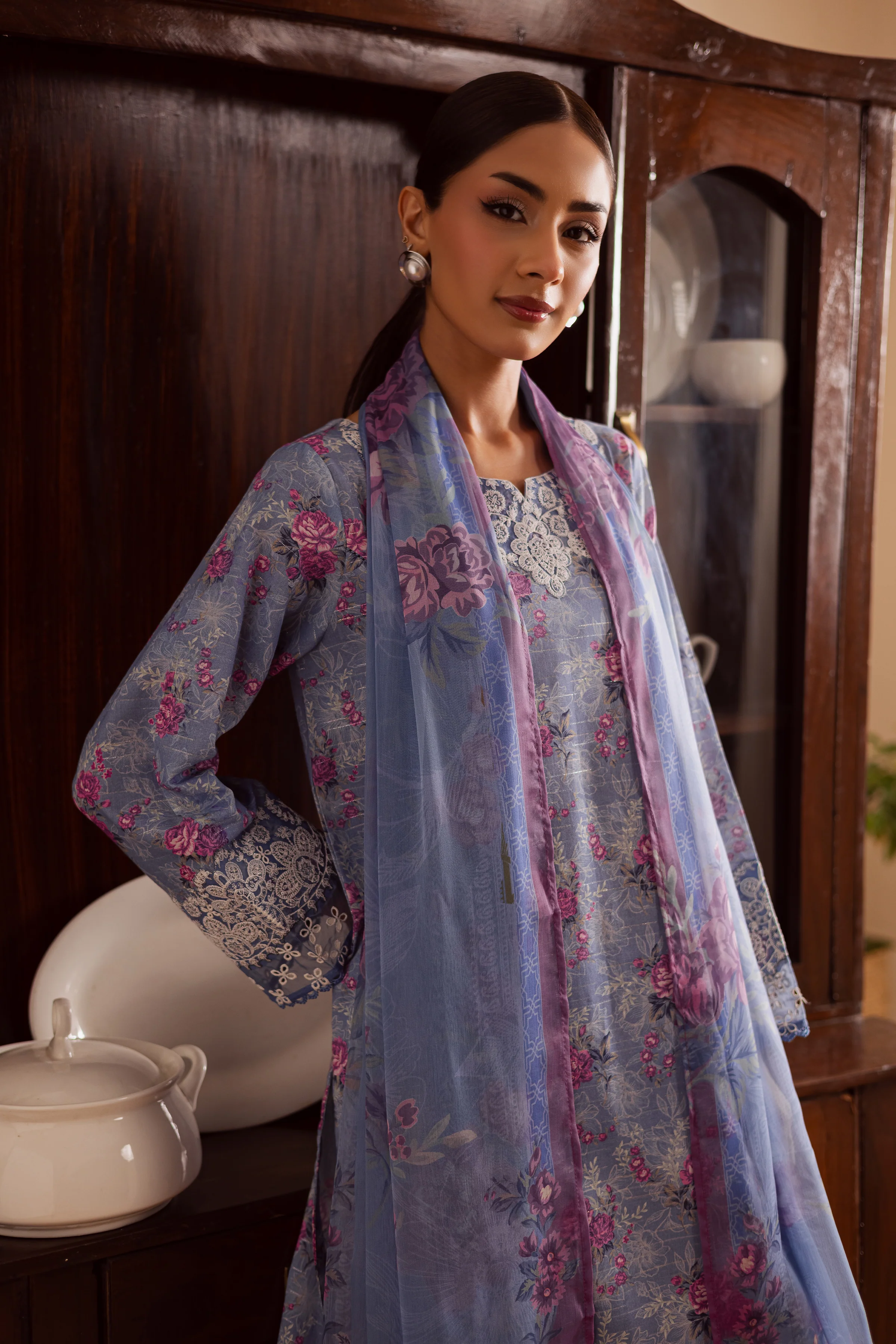 Velma 3Pc - Printed Casual Pret - Image 6