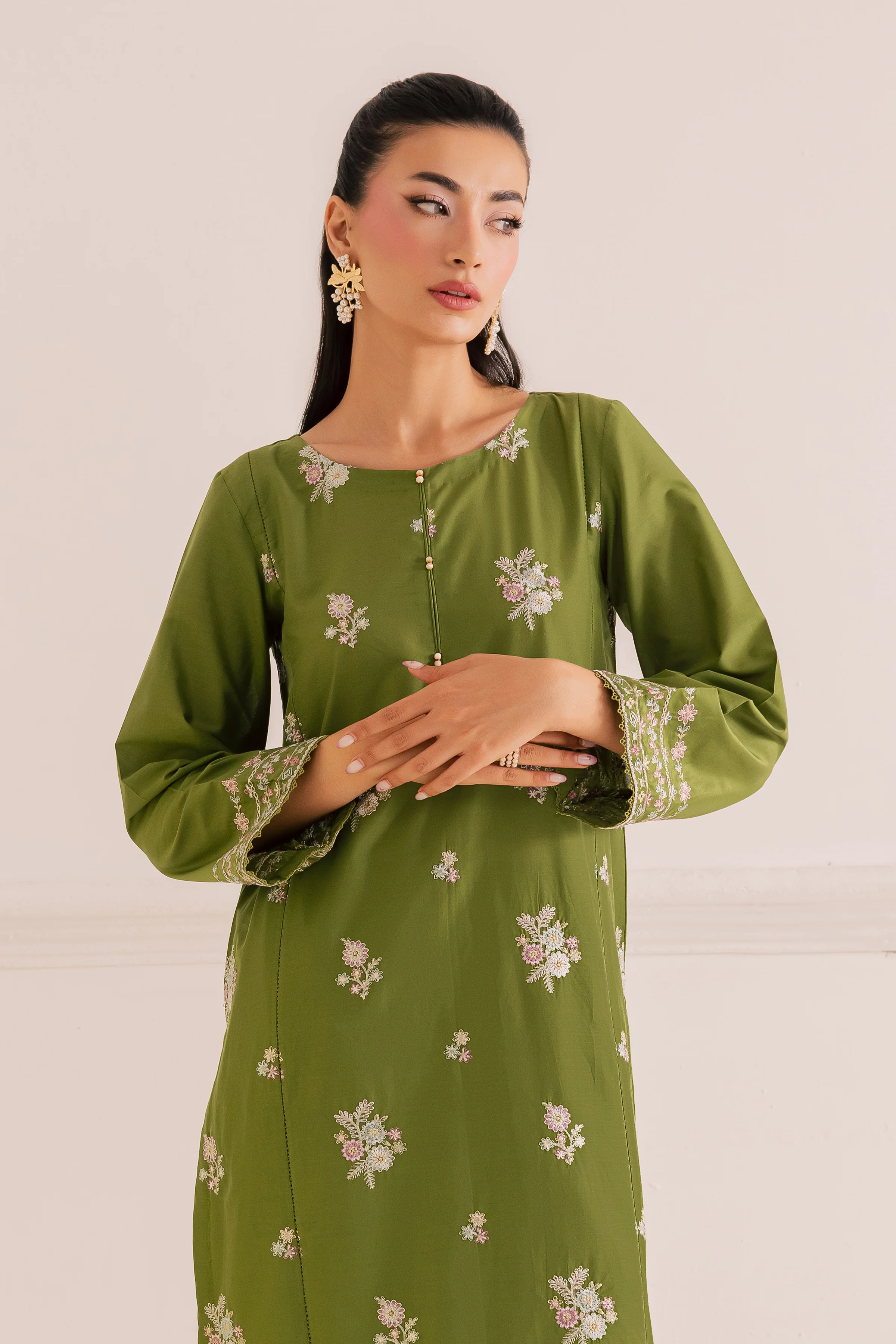 Wild Flower 2Pc - Embroidered Casual Pret - Image 2