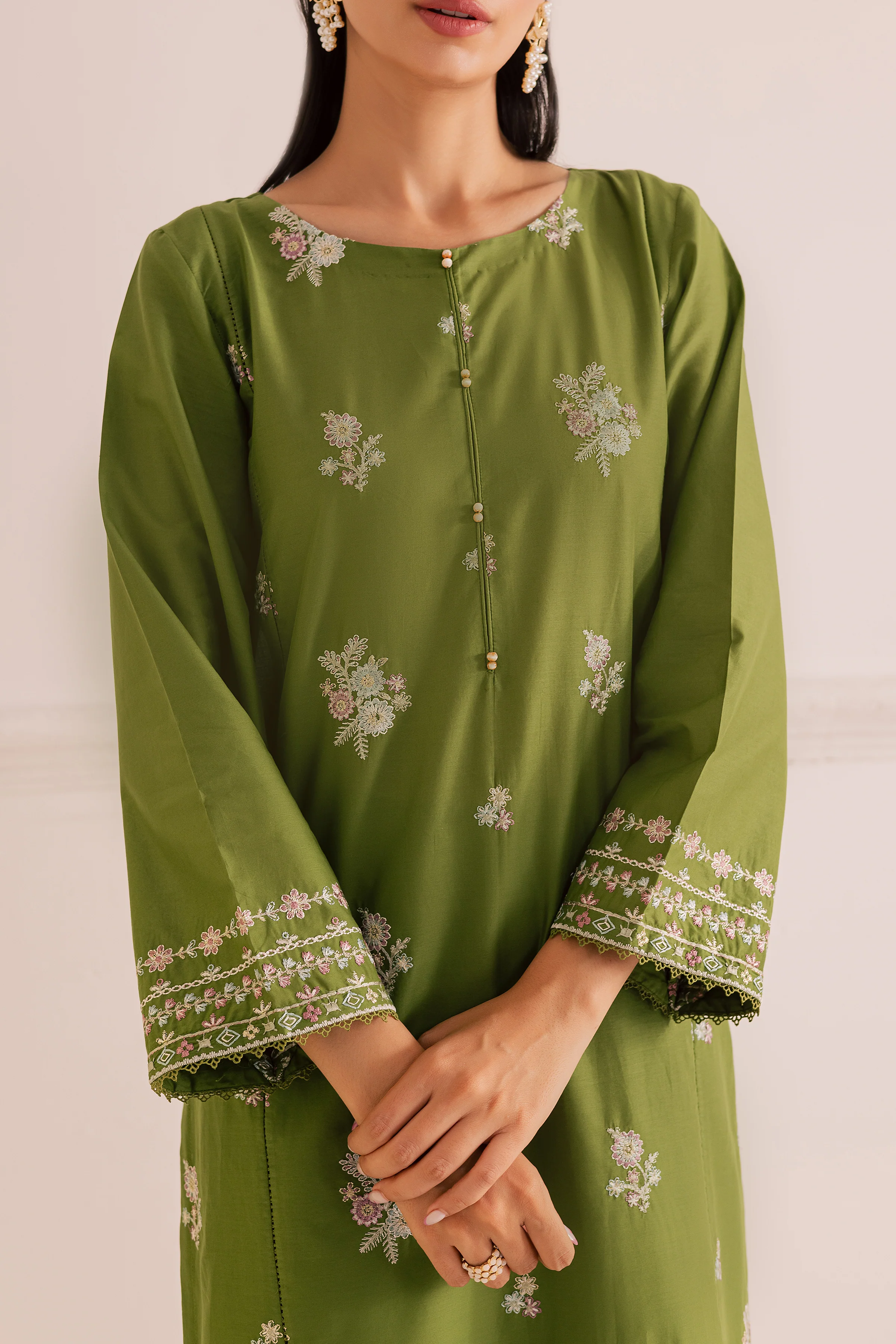 Wild Flower 2Pc - Embroidered Casual Pret - Image 7