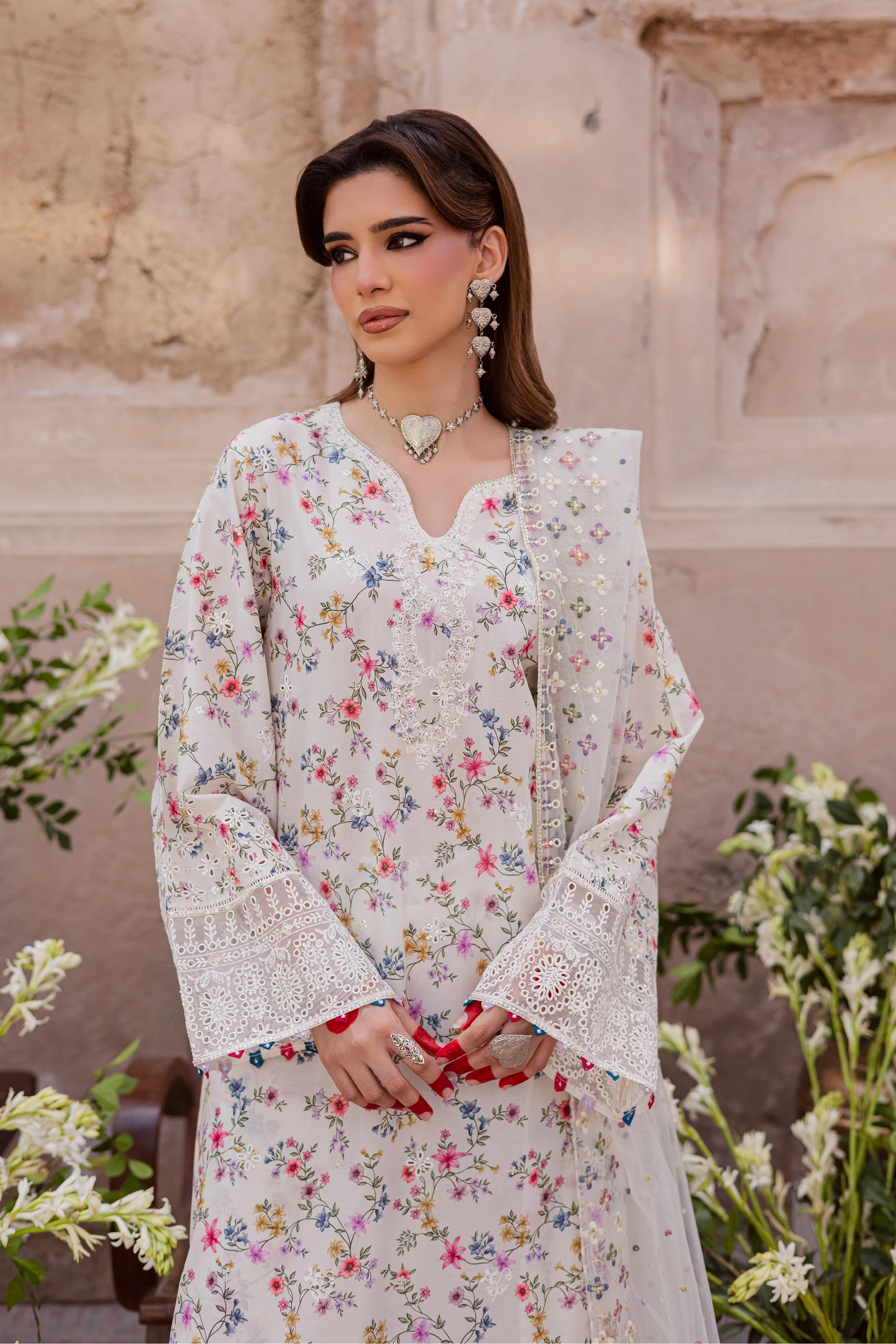 Wisteria 3Pc - Festive Eid Prints - Image 2