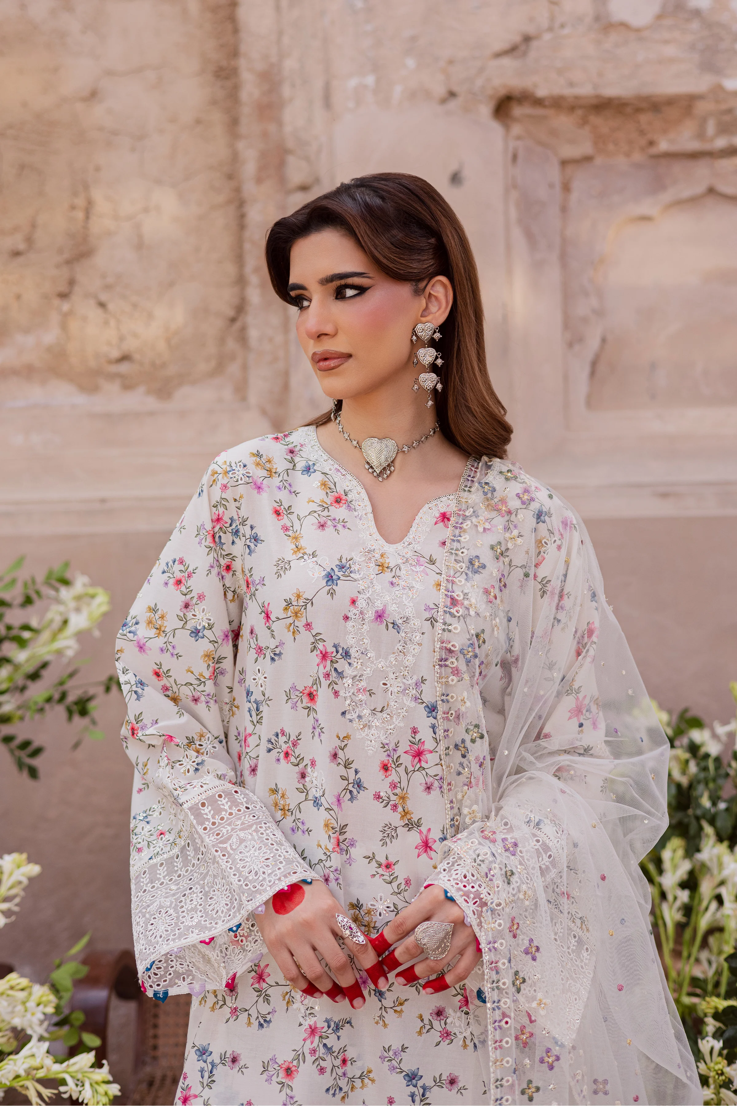 Wisteria 3Pc - Festive Eid Prints - Image 5