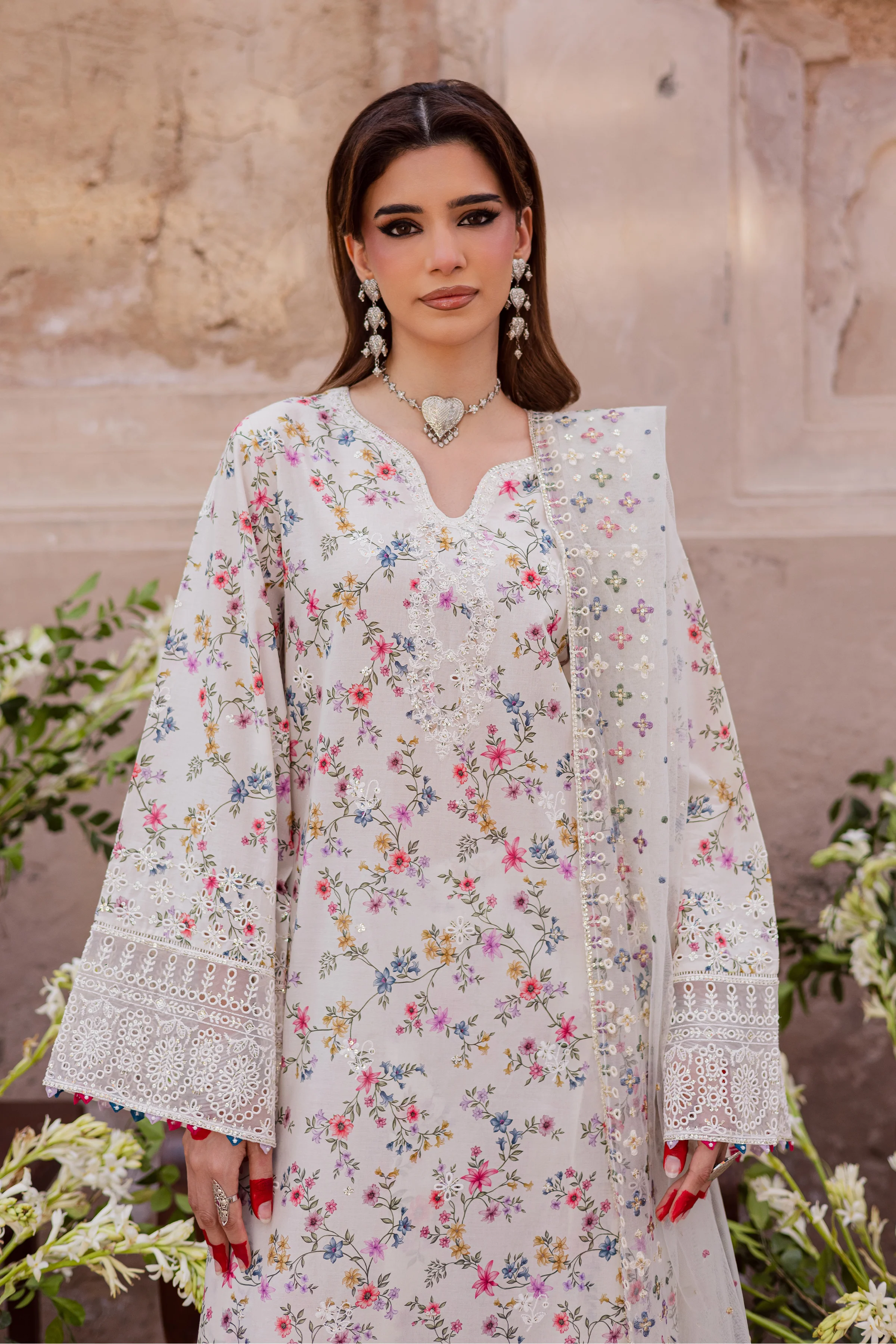Wisteria 3Pc - Festive Eid Prints - Image 7