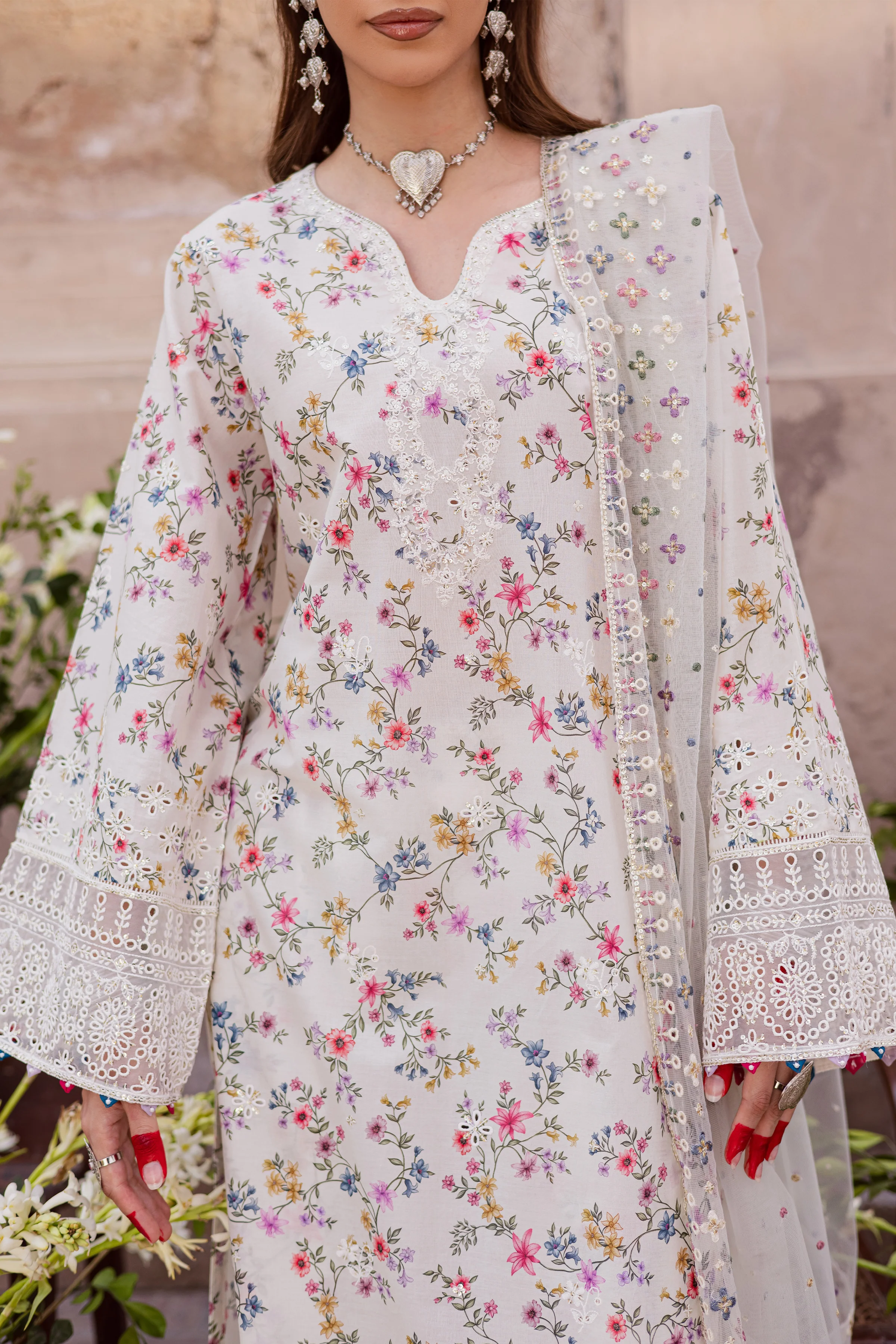 Wisteria 3Pc - Festive Eid Prints - Image 8