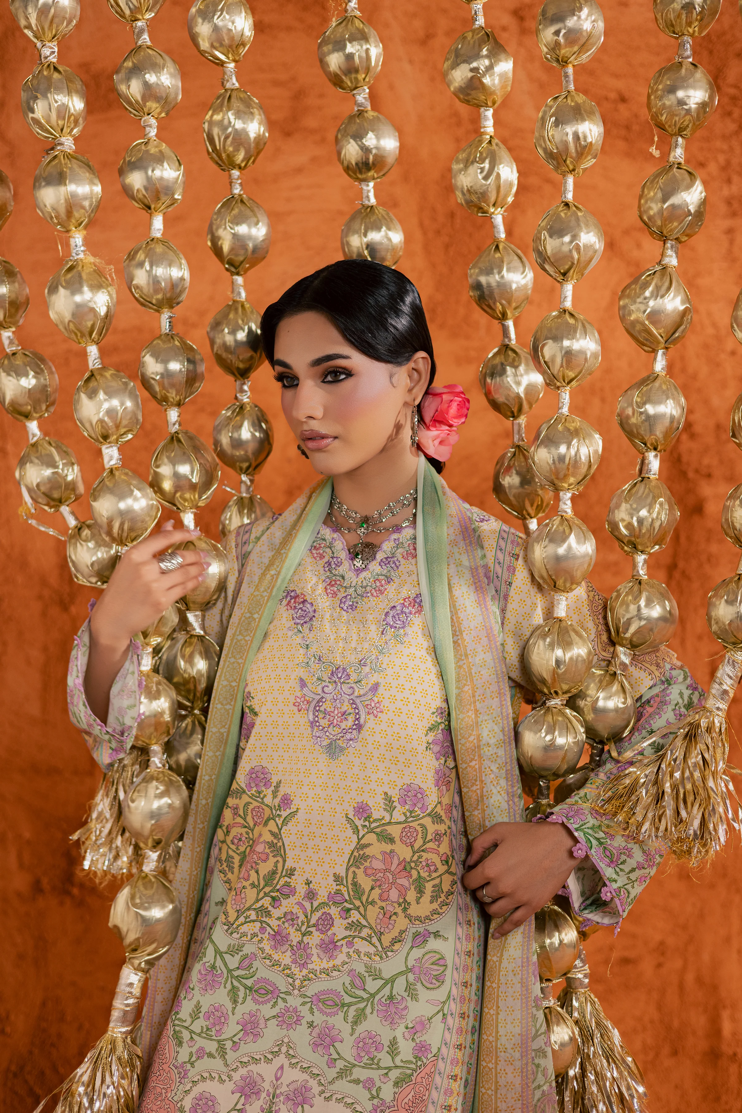 Yellow Tofu 3Pc - Printed Lawn Dress - Image 2