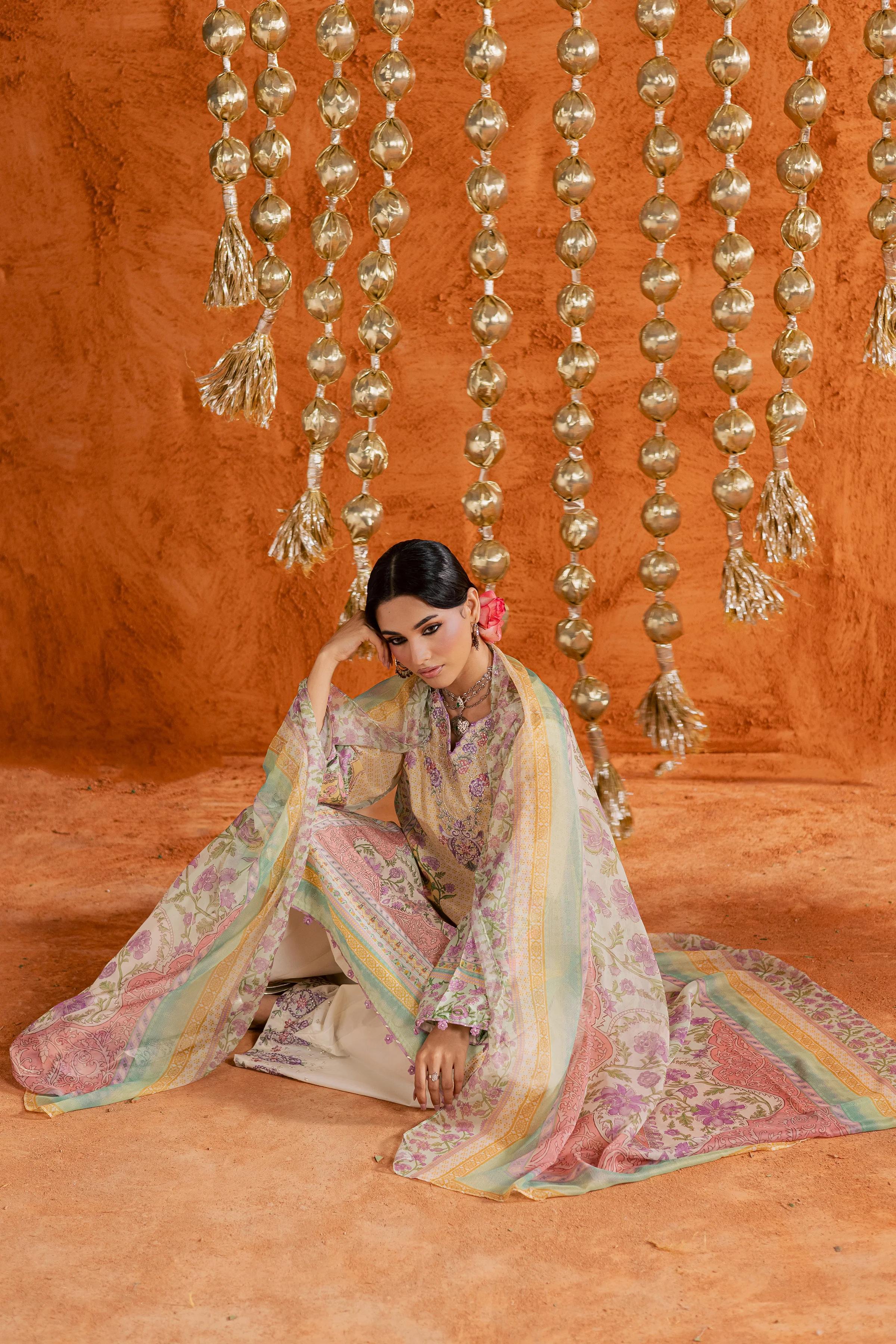 Yellow Tofu 3Pc - Printed Lawn Dress - Image 3