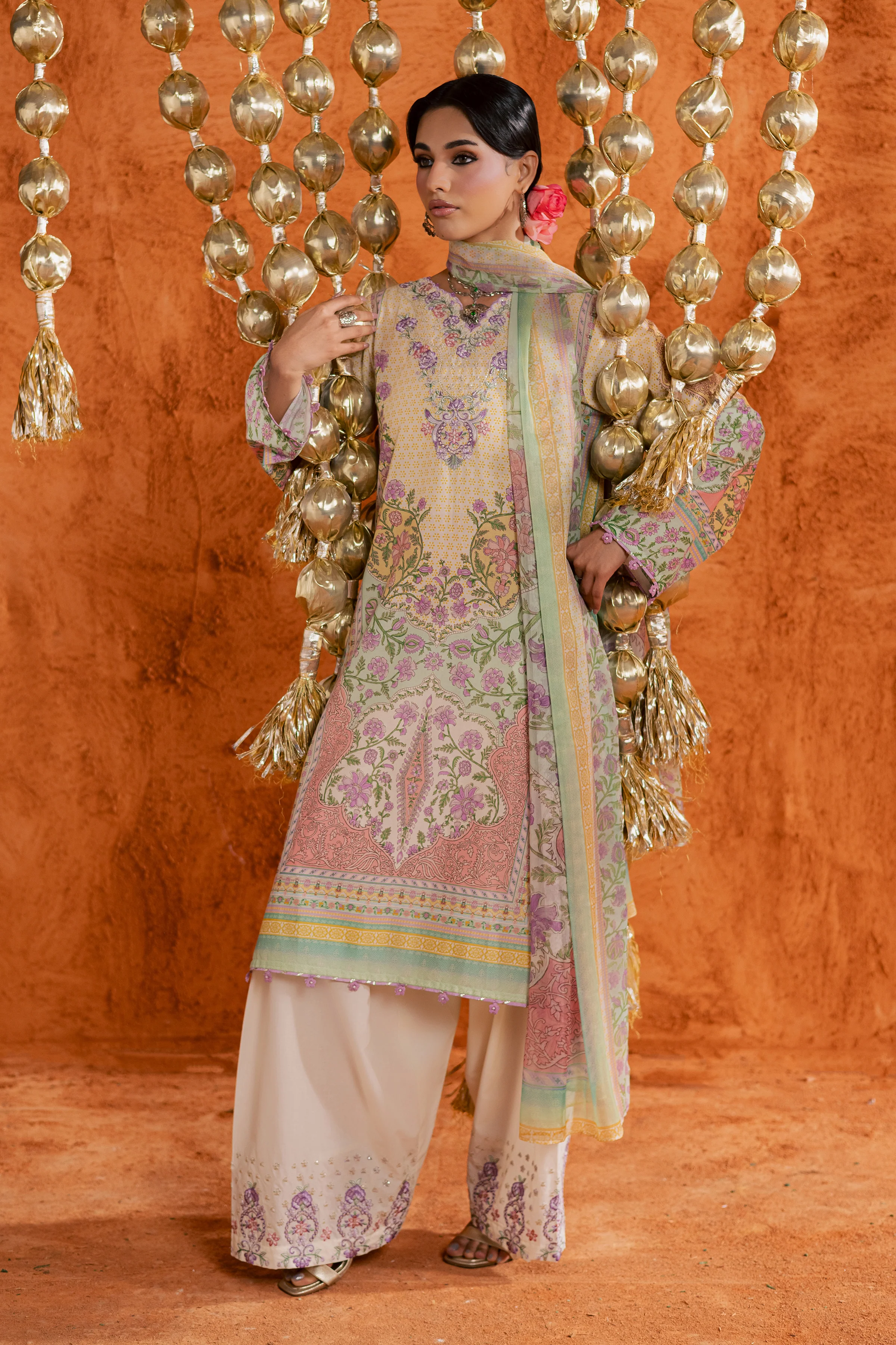 Yellow Tofu 3Pc - Printed Lawn Dress - Image 8