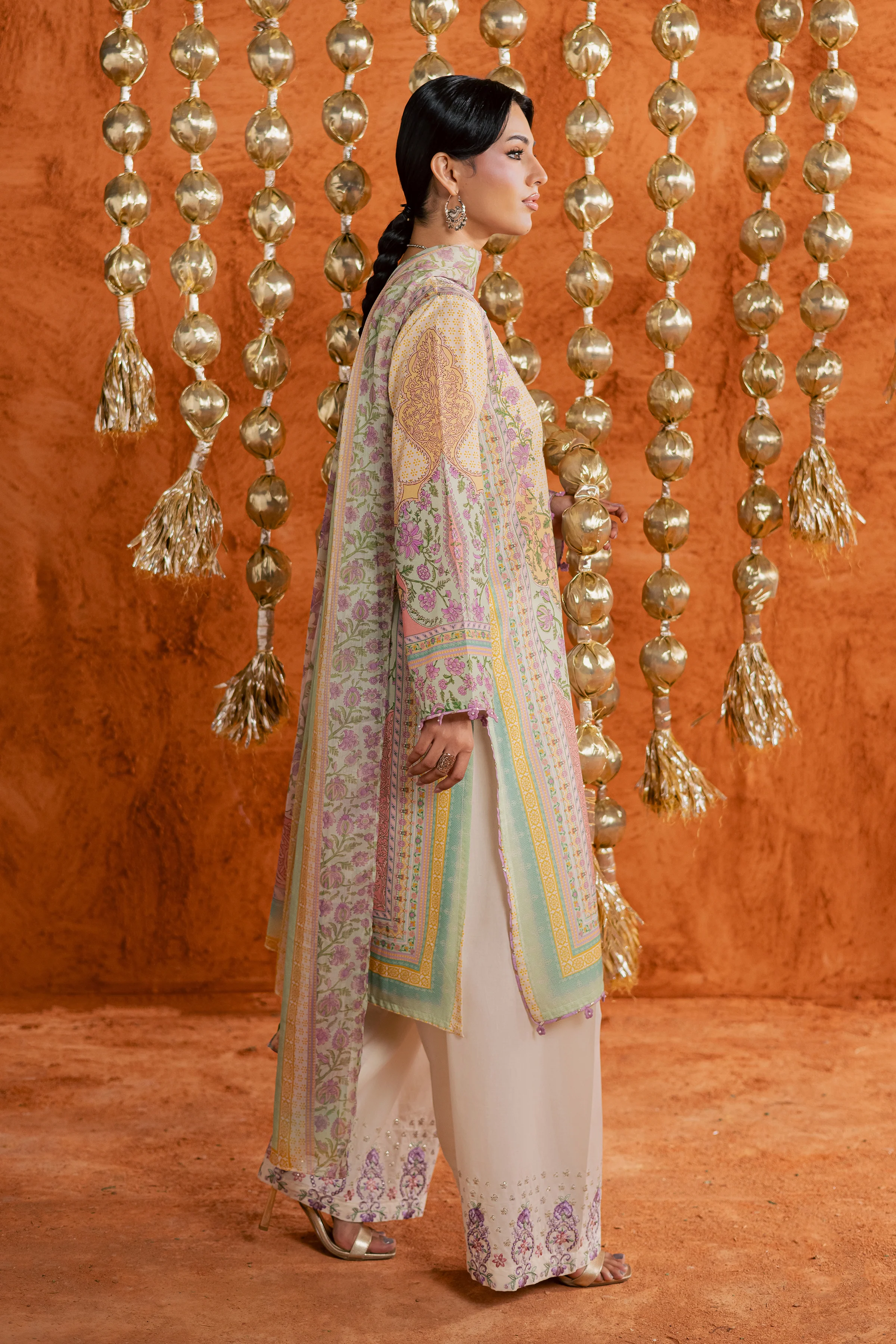 Yellow Tofu 3Pc - Printed Lawn Dress - Image 9