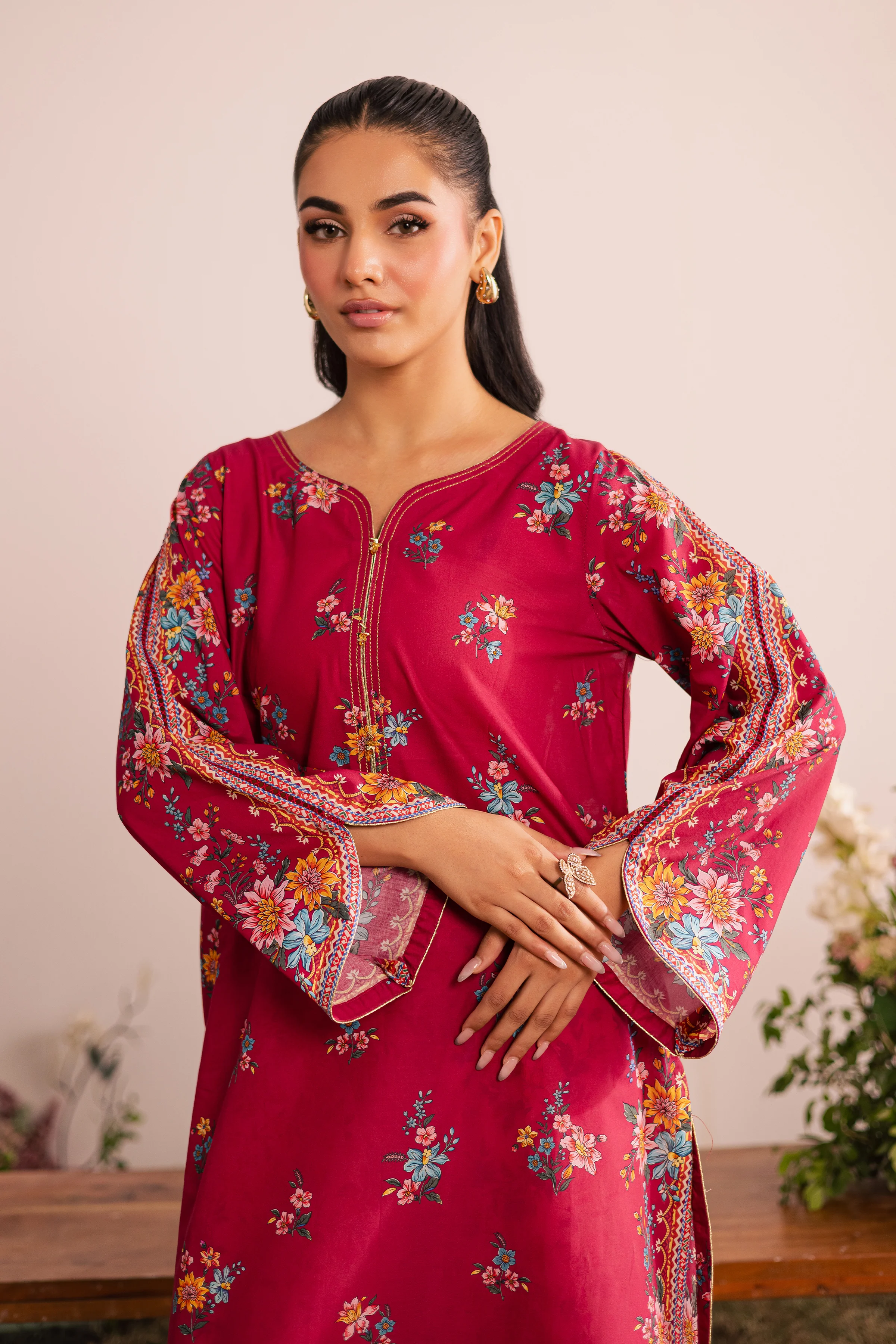 Yeva 2Pc - Printed Lawn Dress - Image 2